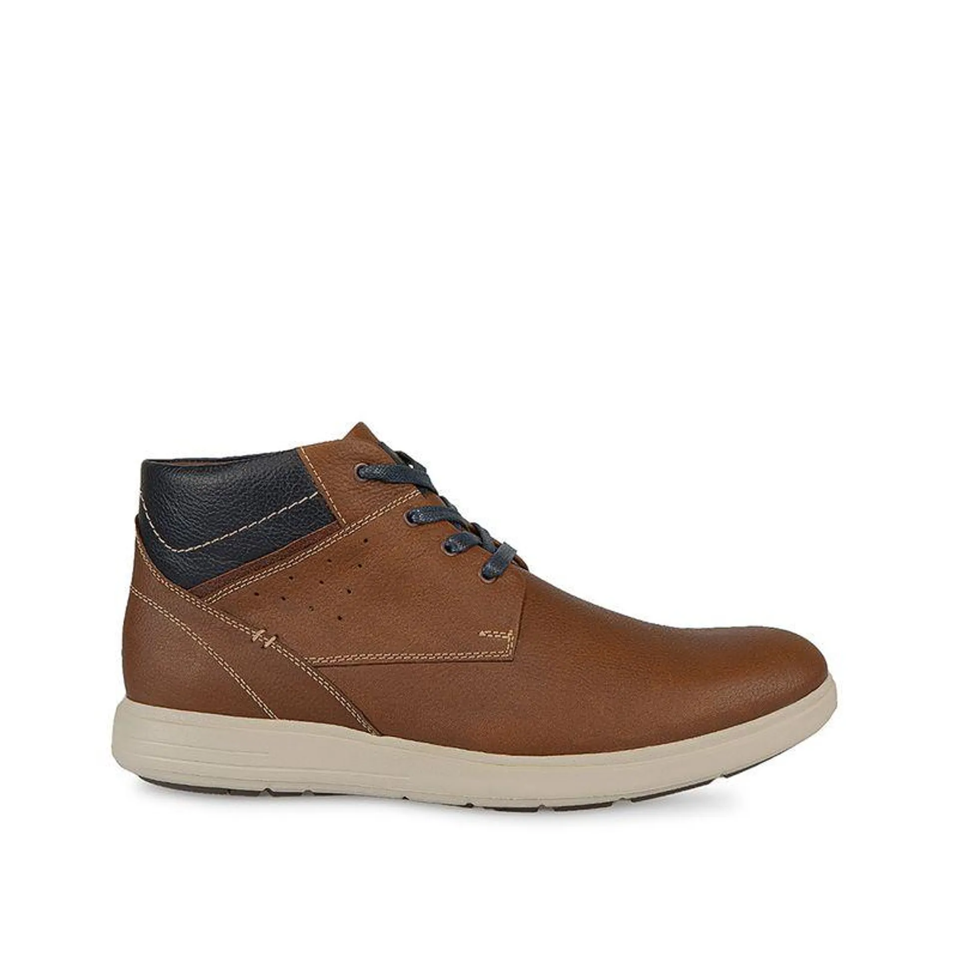 Botin Derby Casual ANGELO-088 Miel Viale Homme Cuero