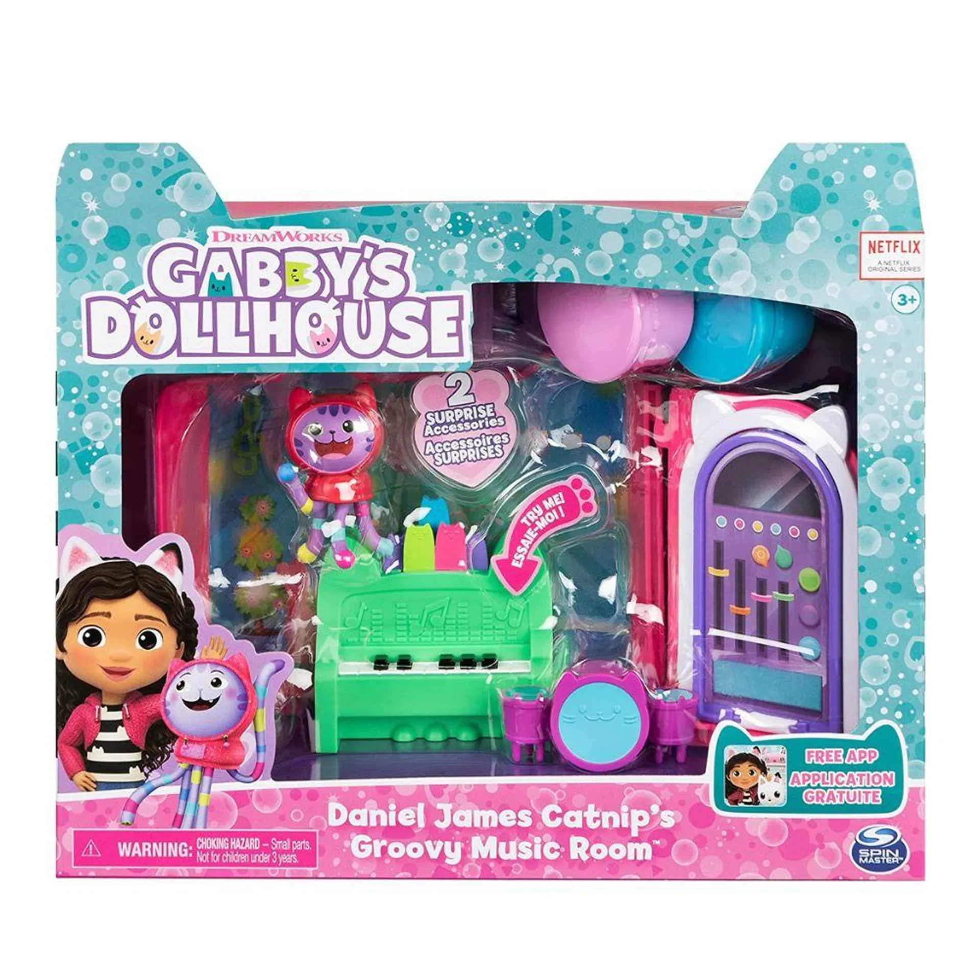 GABBY'S DOLLHOUSE SET DELUXE CUARTO DE MUSICA