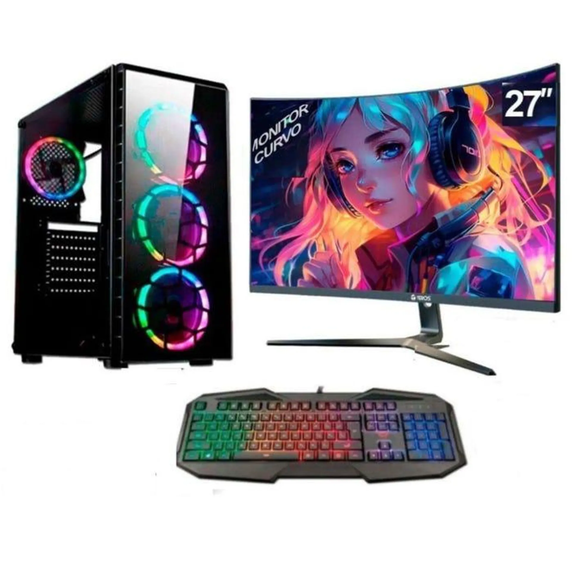 Desktop 27" Ryzen 5 16GB SSD 960GB 5600GT