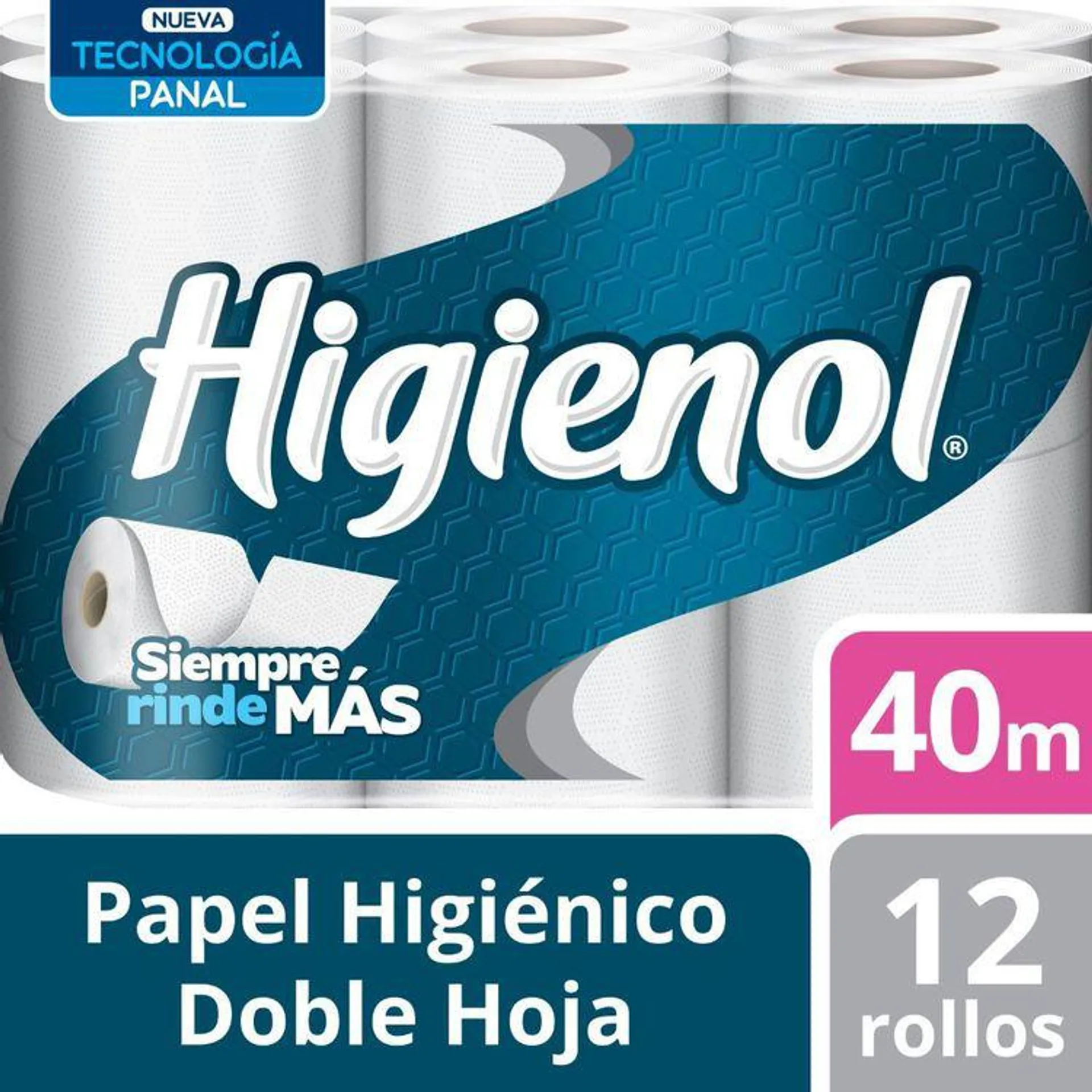 Papel Higiénico Doble Hoja Higienol 12un.