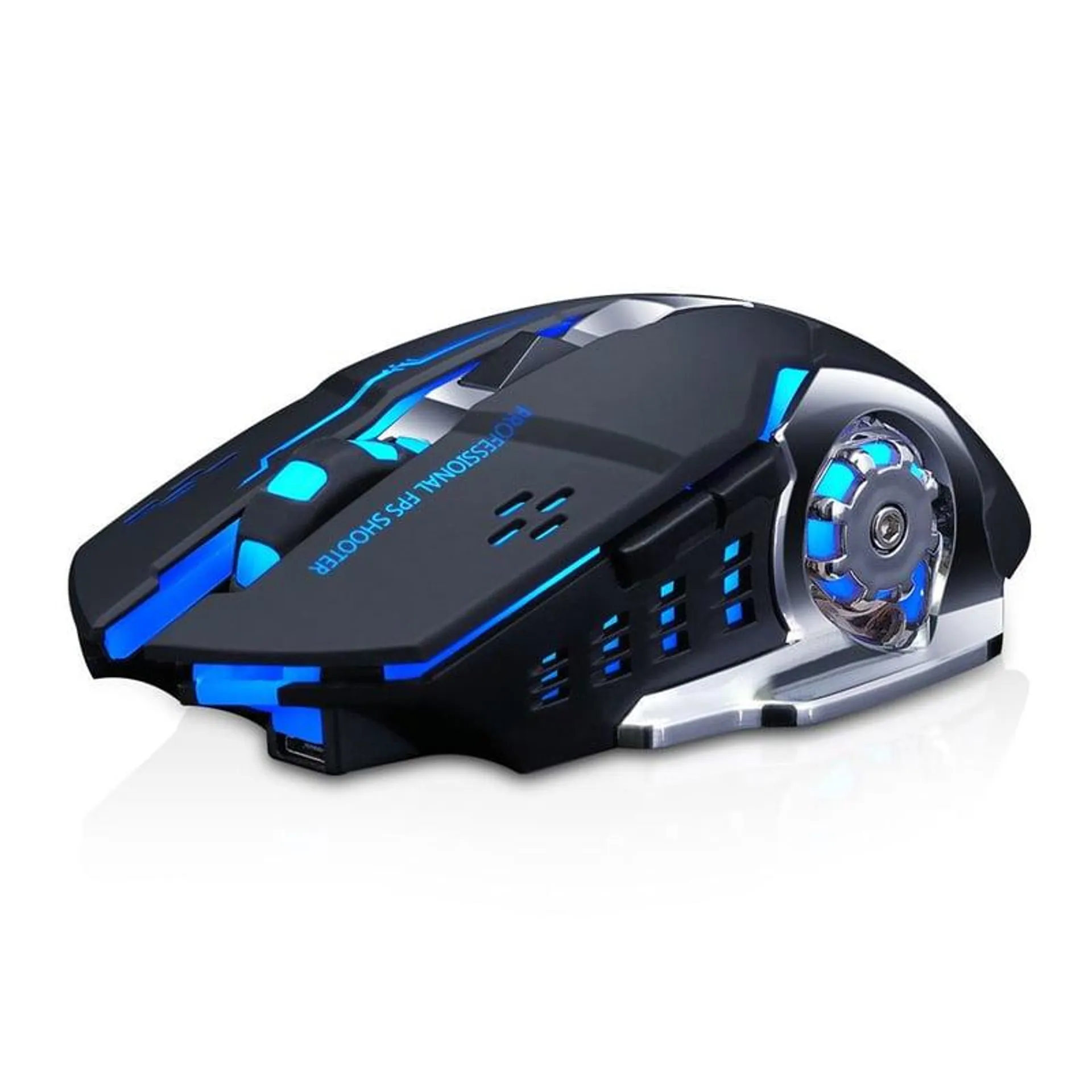 MOUSE GAMER INALAMBRICO RECARGABLE LUZ RGB - TWOLF