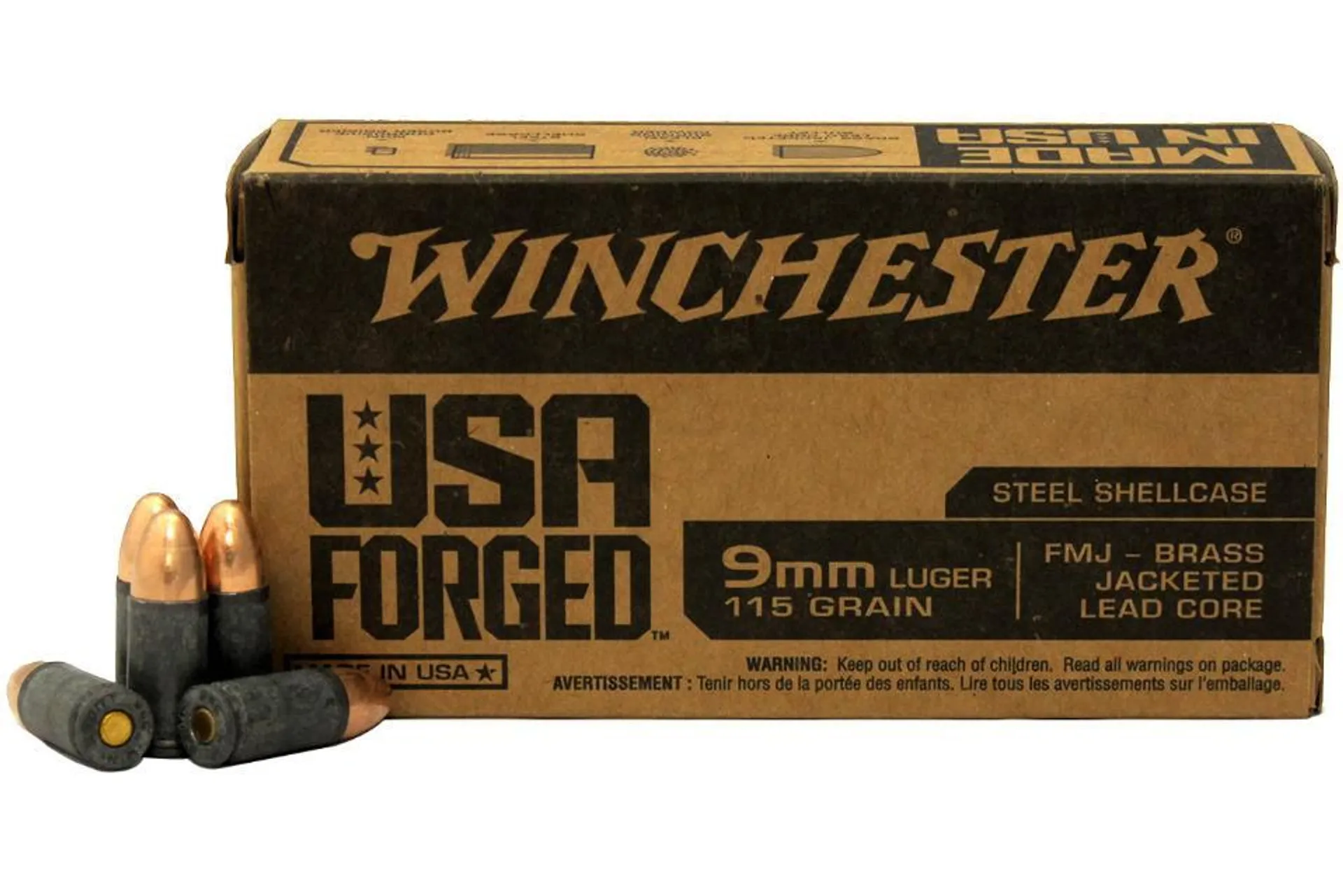 Caja de Cartuchos WINCHESTER USA Forged (WIN9SV)