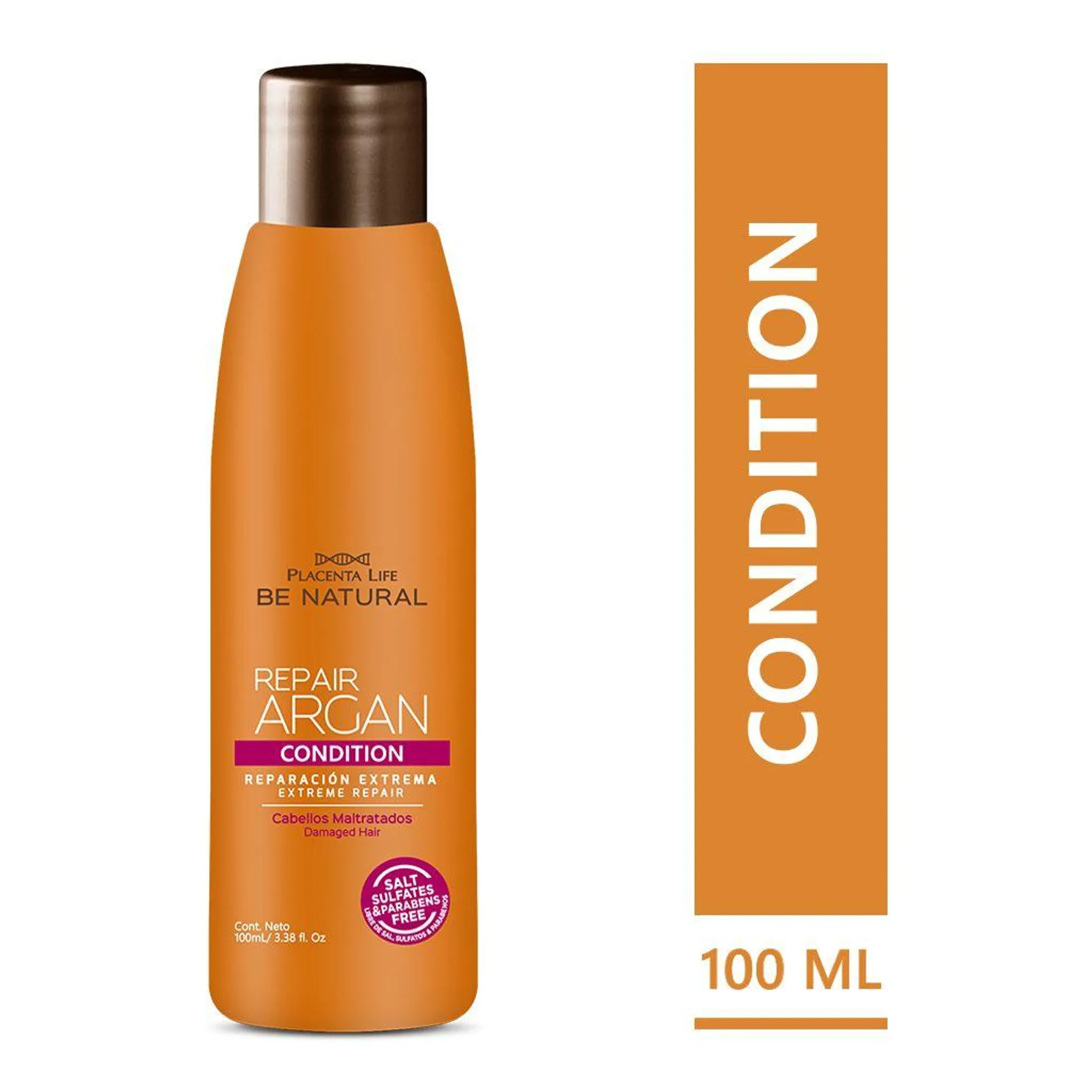 Acondicionador Placenta Be Natural Argán - Frasco 100 ML