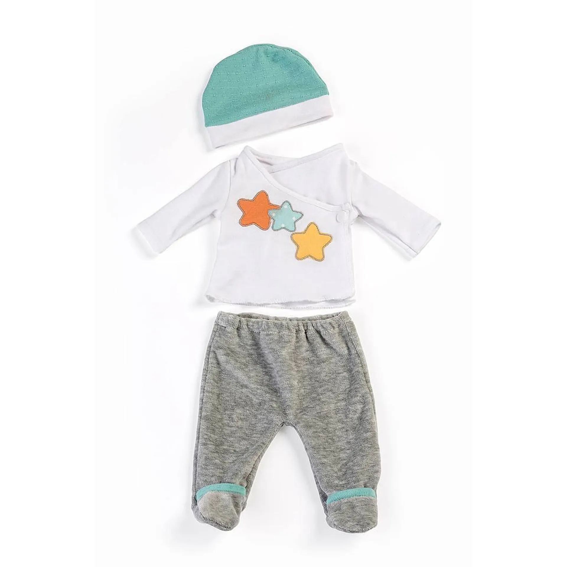 PIJAMA GRIS PARA MUÑECO ML31222 MUÑECAS MINILAND