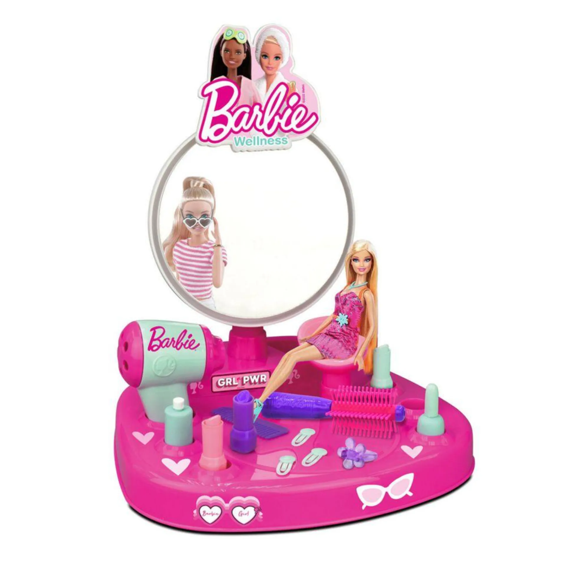 Set De Belleza Para Niñas Barbie Con Luces Y Sonidos