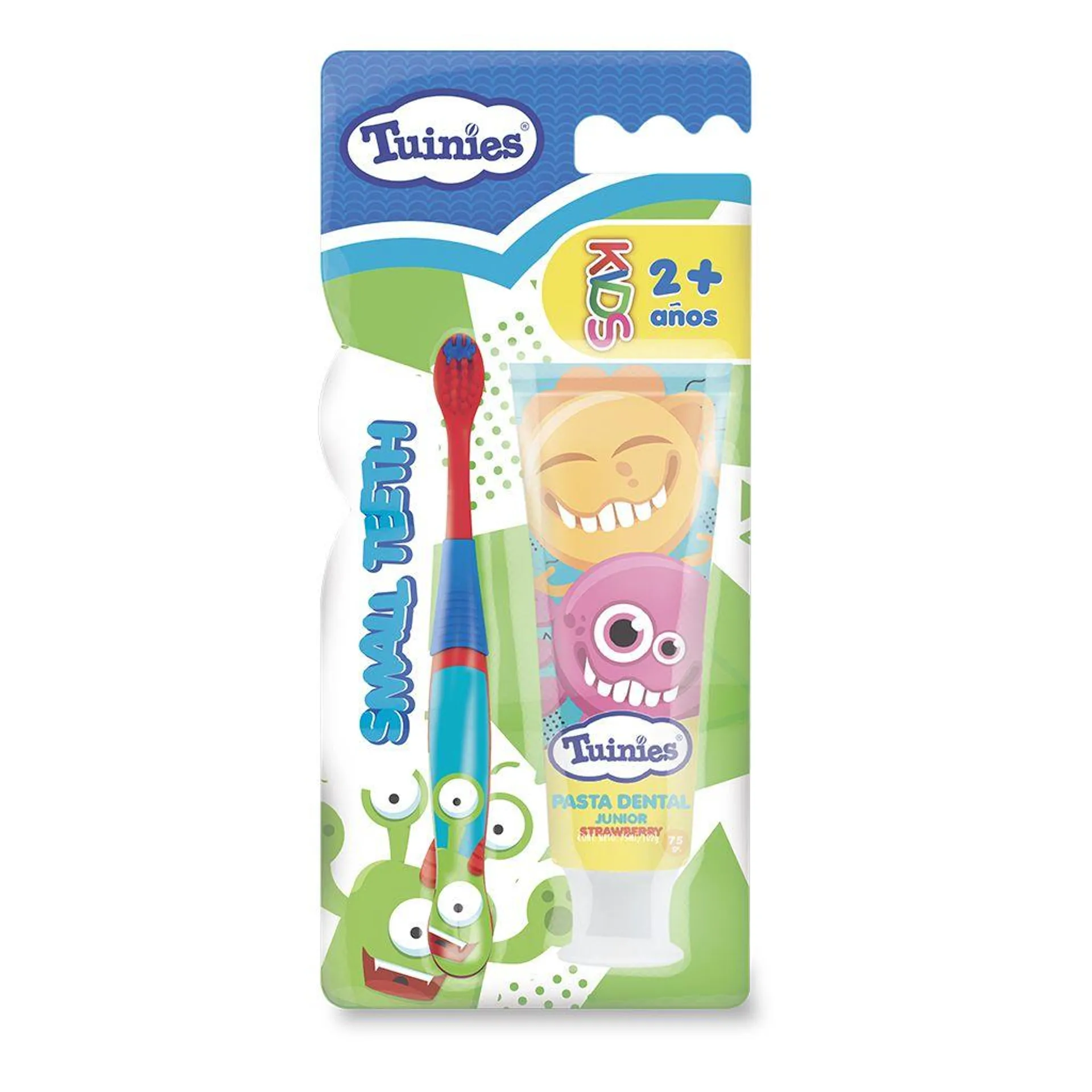 Cepillo Small Teeth + Pasta Dental Tuinies - Caja 2 UN