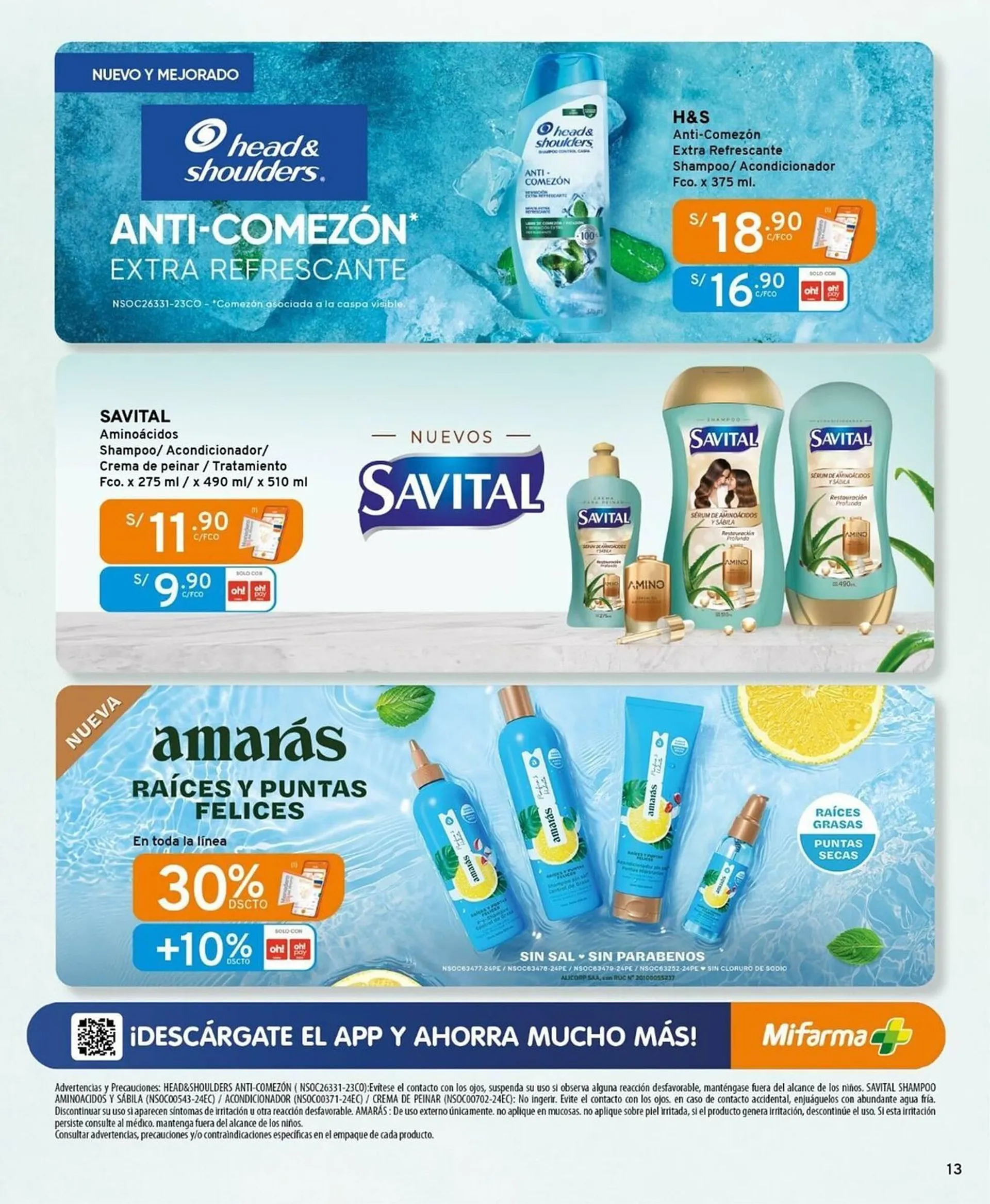 Catalogo de Catálogo Mifarma 2 de octubre al 31 de octubre 2024 - Pag 13