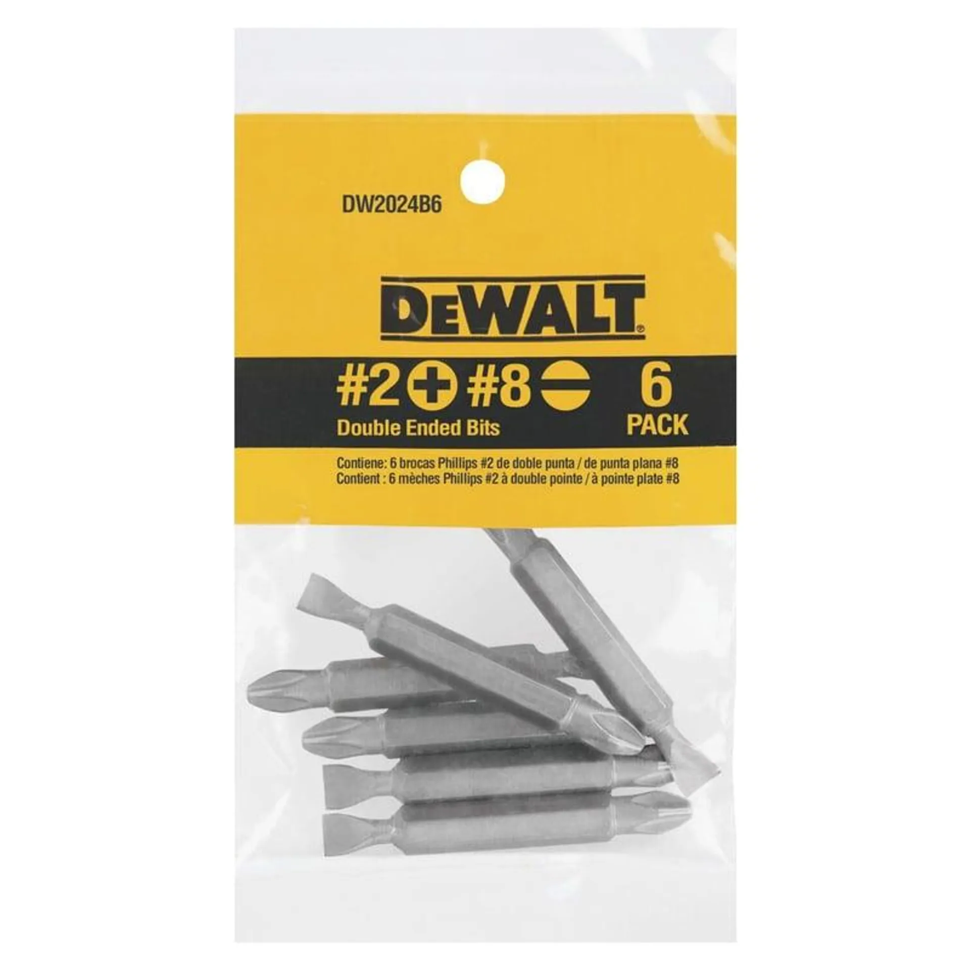 Set de Brocas Punta Doble 6 Piezas Dewalt