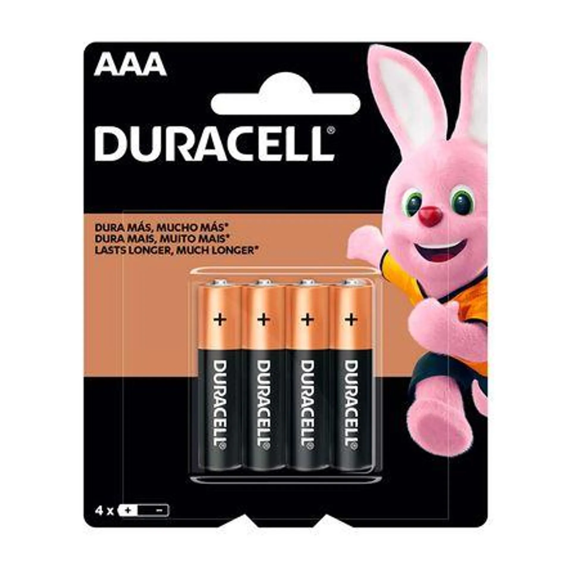 Pilas Duracell AAA x4 unidades