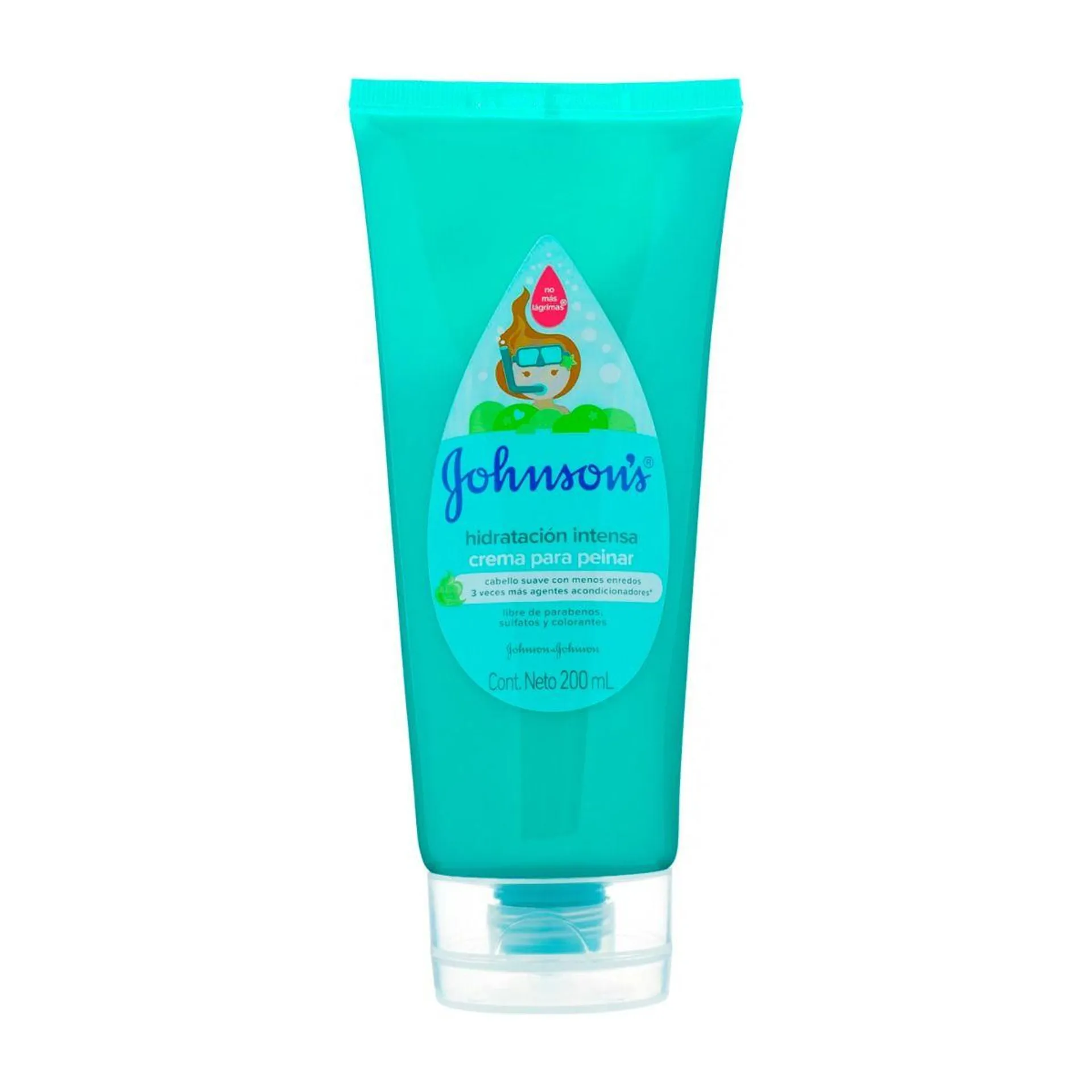 Crema de Peinar Johnson Hidratación Intensa - Frasco 200 ML