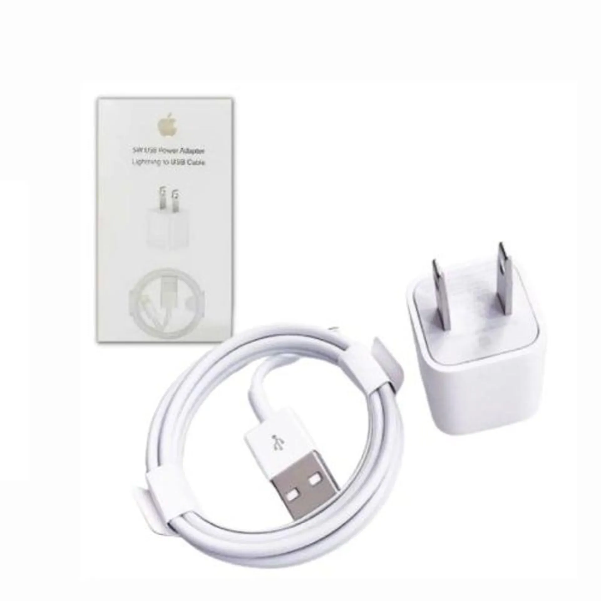 Cargador Para Iphone 5W Cable - Blanco