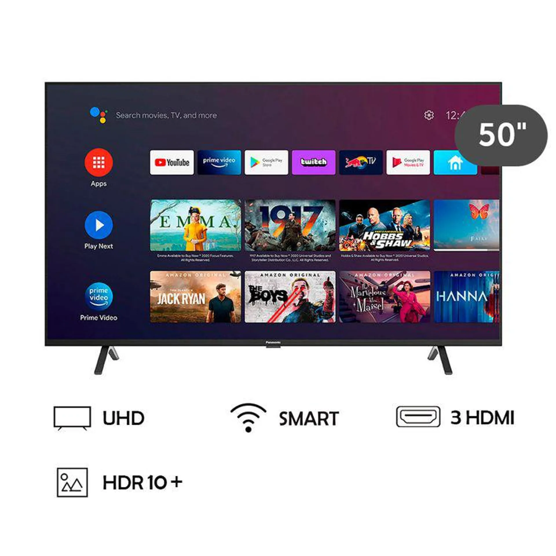 Panasonic Smart TV 50" 4K UHD TC-50HX550P