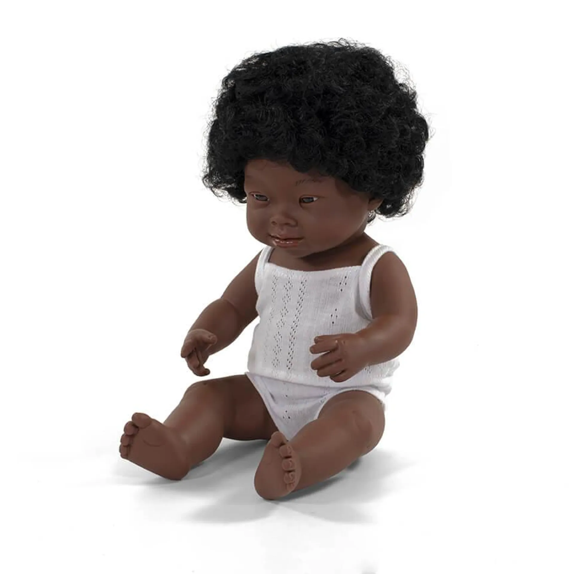 MUÑECA AFRICANA CON SINDROME DE DOWN ML31171 MUÑECAS MINILAND