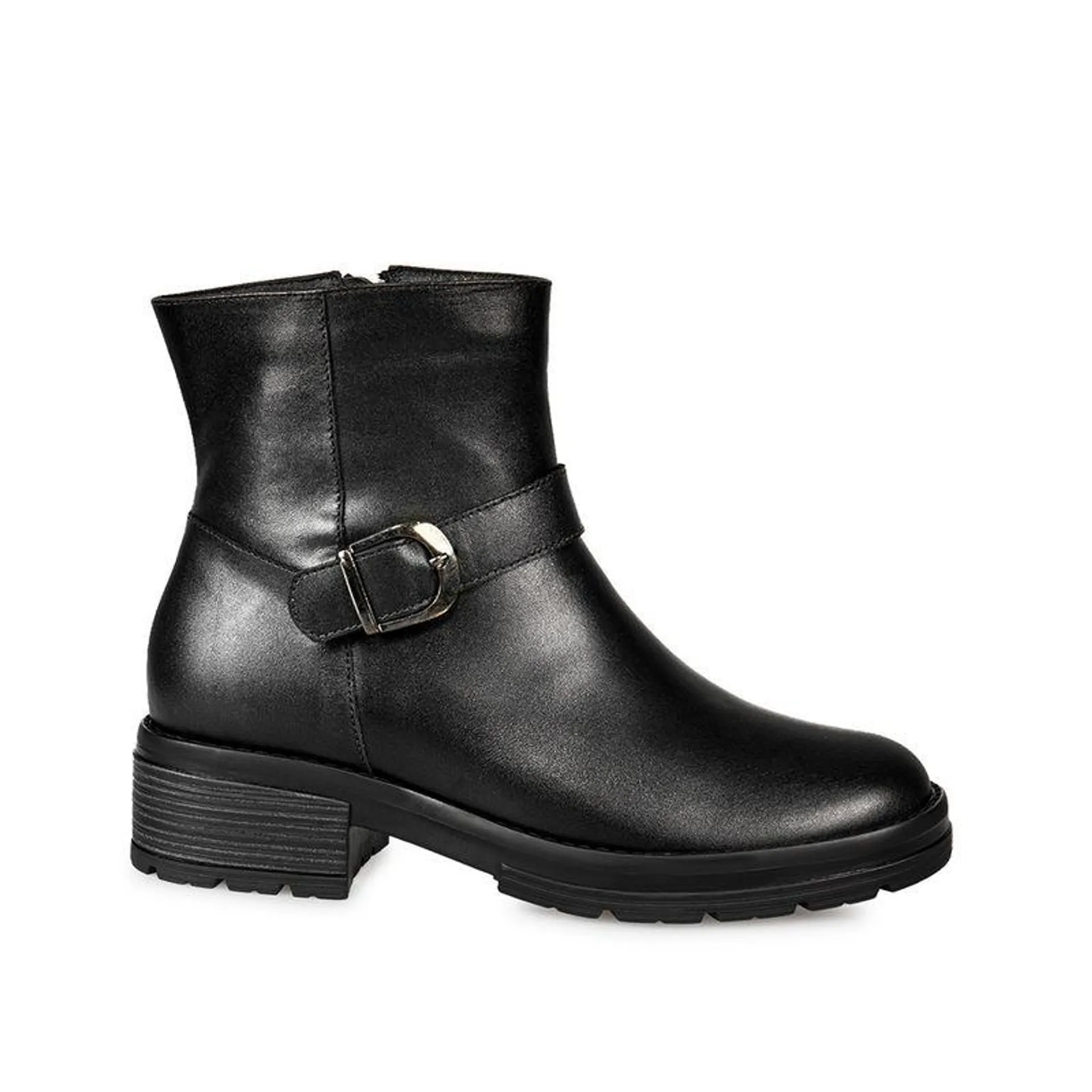 Botin Jodhpur Casual FER-2438 Negro Viale Cuero