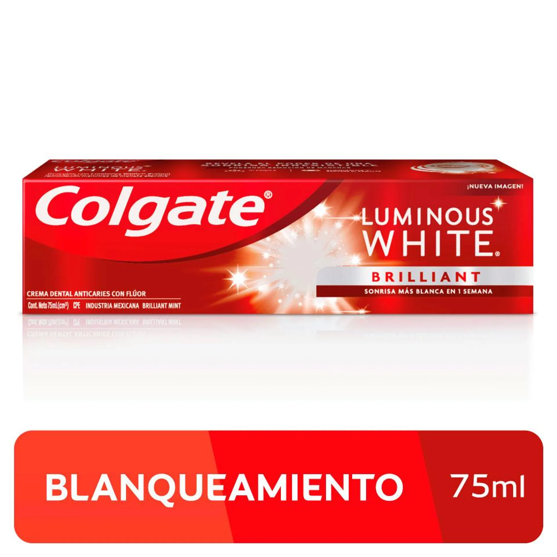 Pasta Dental Colgate Luminous Whitening x 75 ml