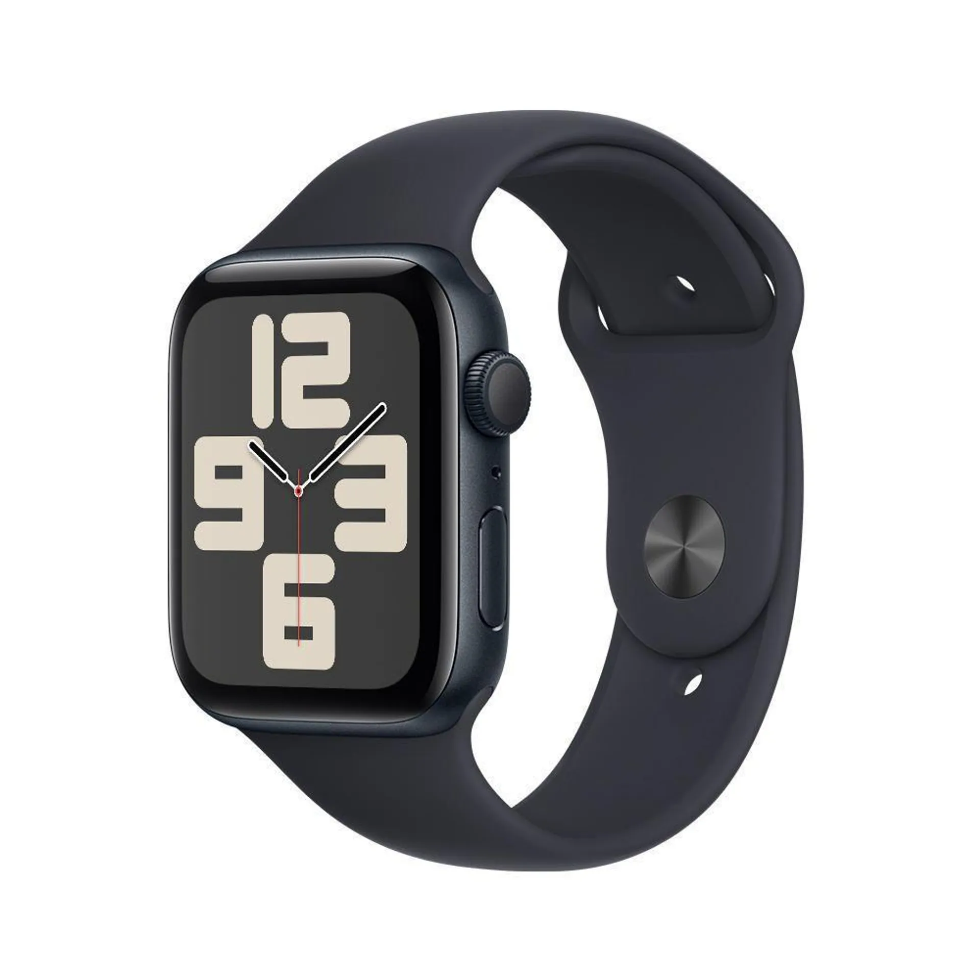 Apple Watch SE GPS - Caja de aluminio medianoche de 44 mm - Correa deportiva medianoche - Talla S/M