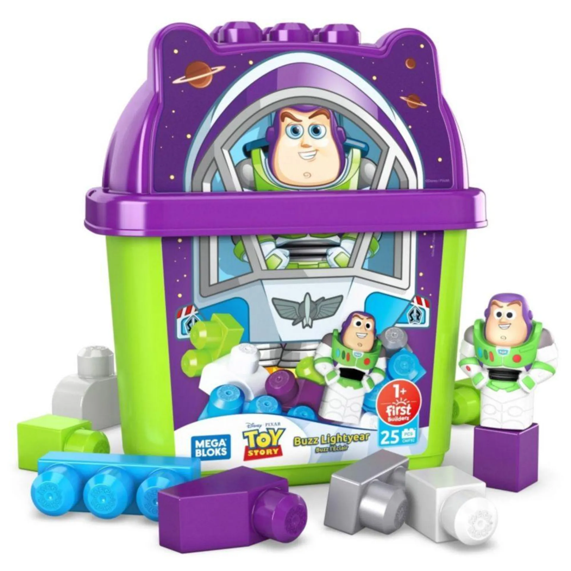 Bloques Megabloks Cubeta Buzz Lightyear Gwf92