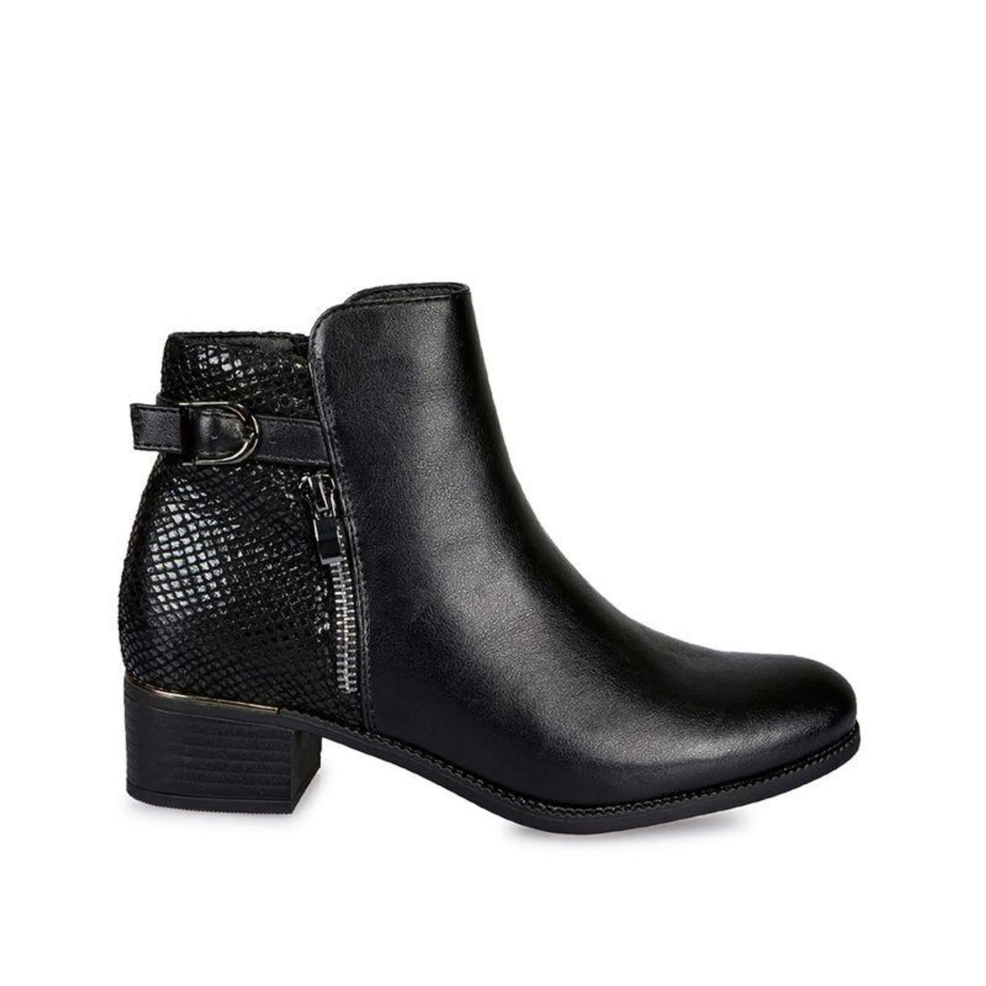 Botin Jodhpur Casual DAVI-2406 Negro ADV