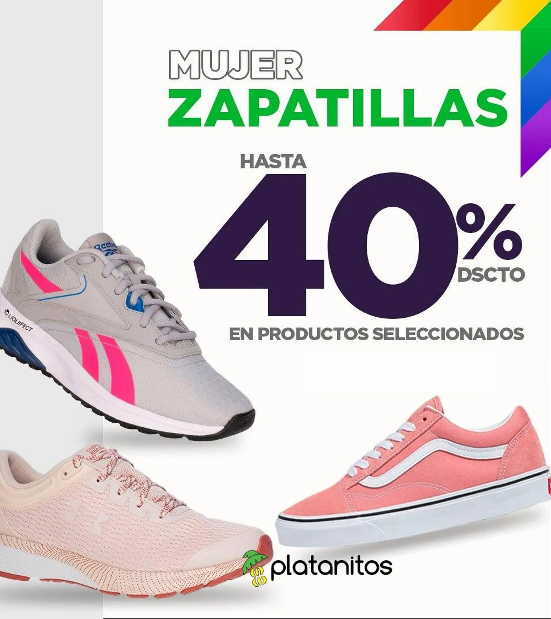 Tienda discount platanitos zapatillas