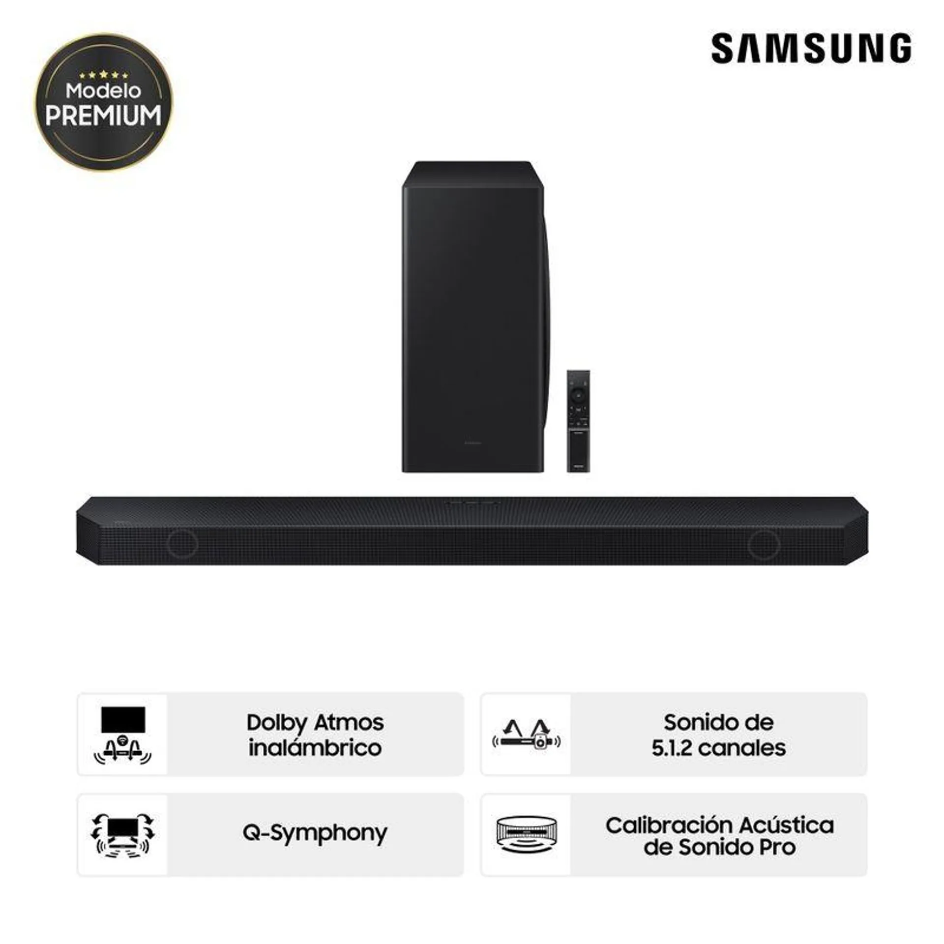 Samsung Soundbar Wifi + Bluetooth 5.1.2Ch HW-Q800C/PE