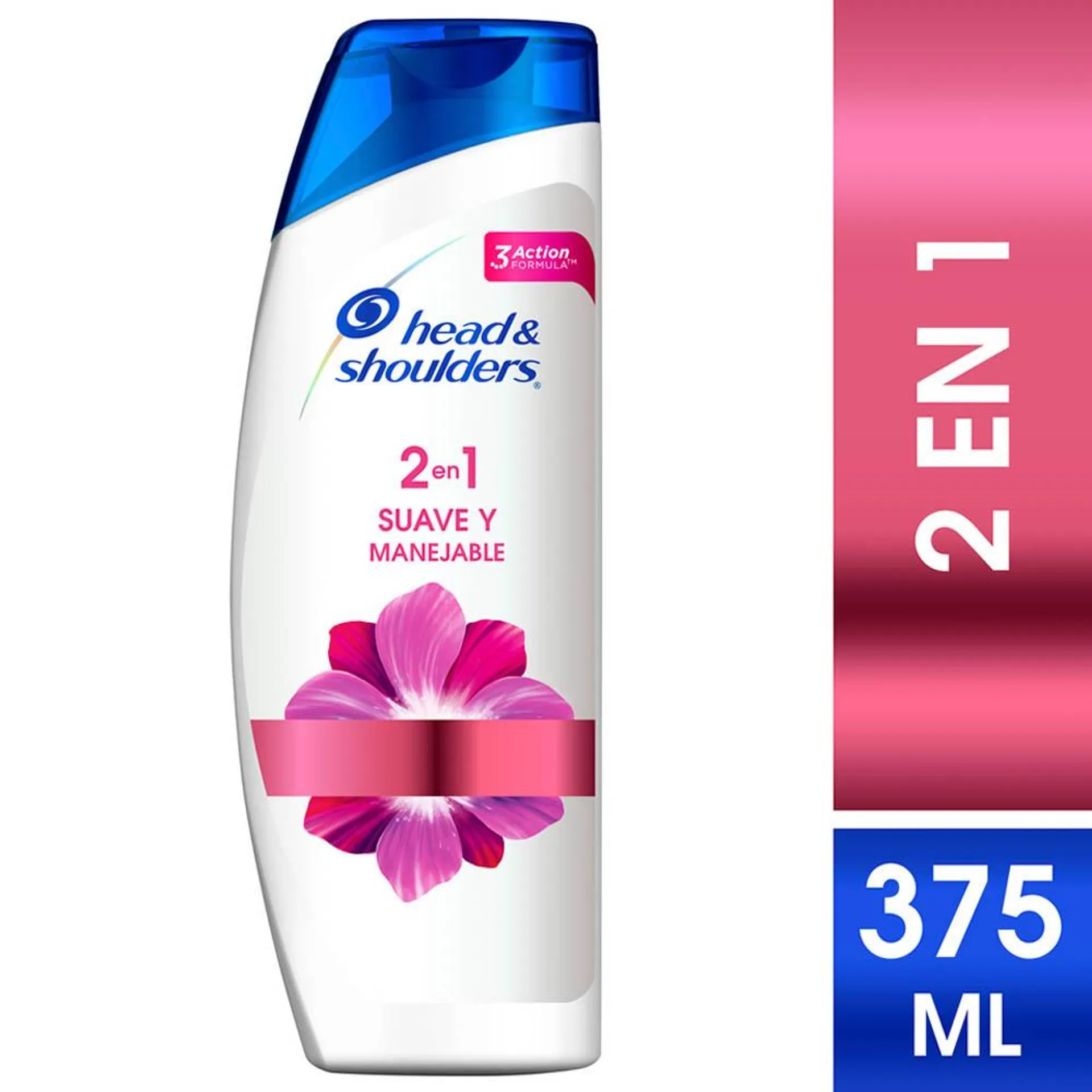 Head & Shoulders Suave y Manejable Shampoo 2 en 1 x 375 ml