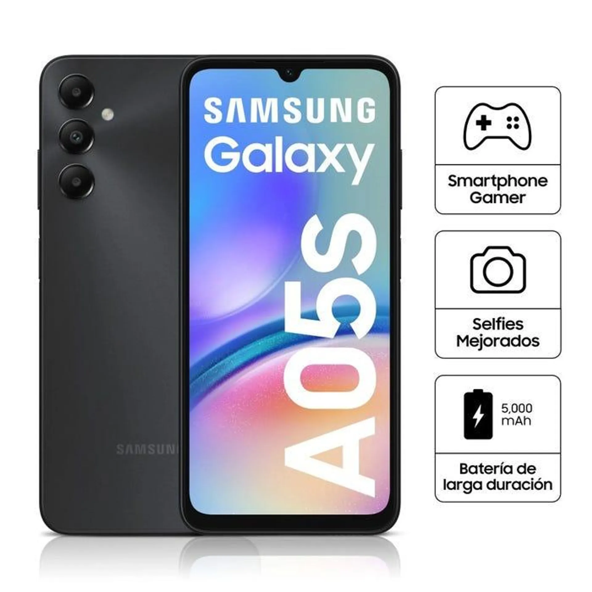 Celular Samsung Galaxy A05s 128GB 6GB 6.6" Negro