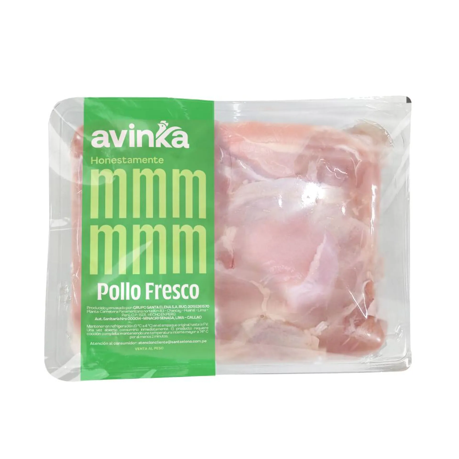 Filete pierna sin piel termoformado de 1 a 1.1 kg