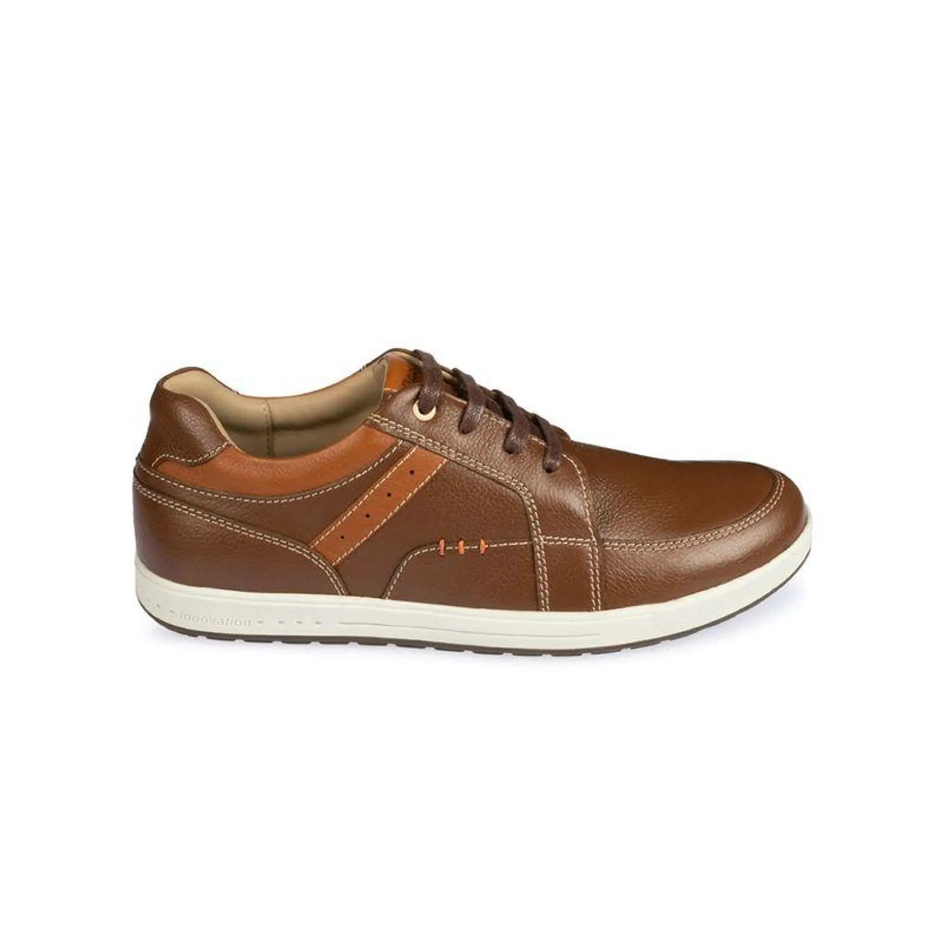 Zapato Derby Casual ANGEL-062 T Tabaco Rabbit Cuero