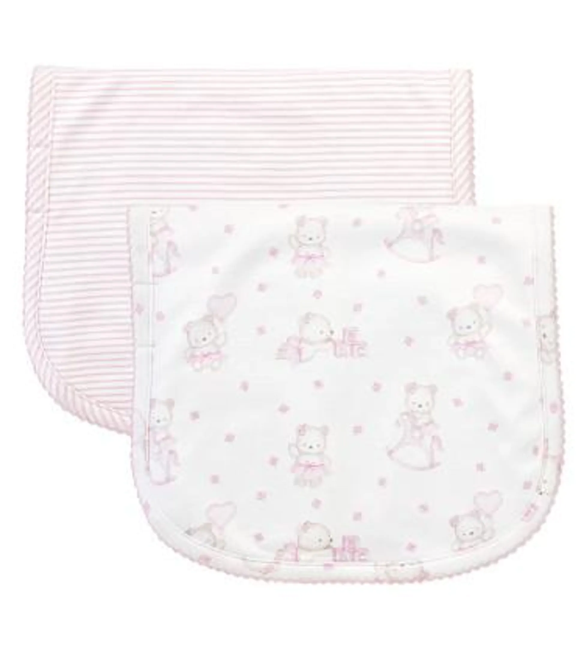 Pack de 2 babitas de 100% Algodón Pima | Colección Funny Pink Bear