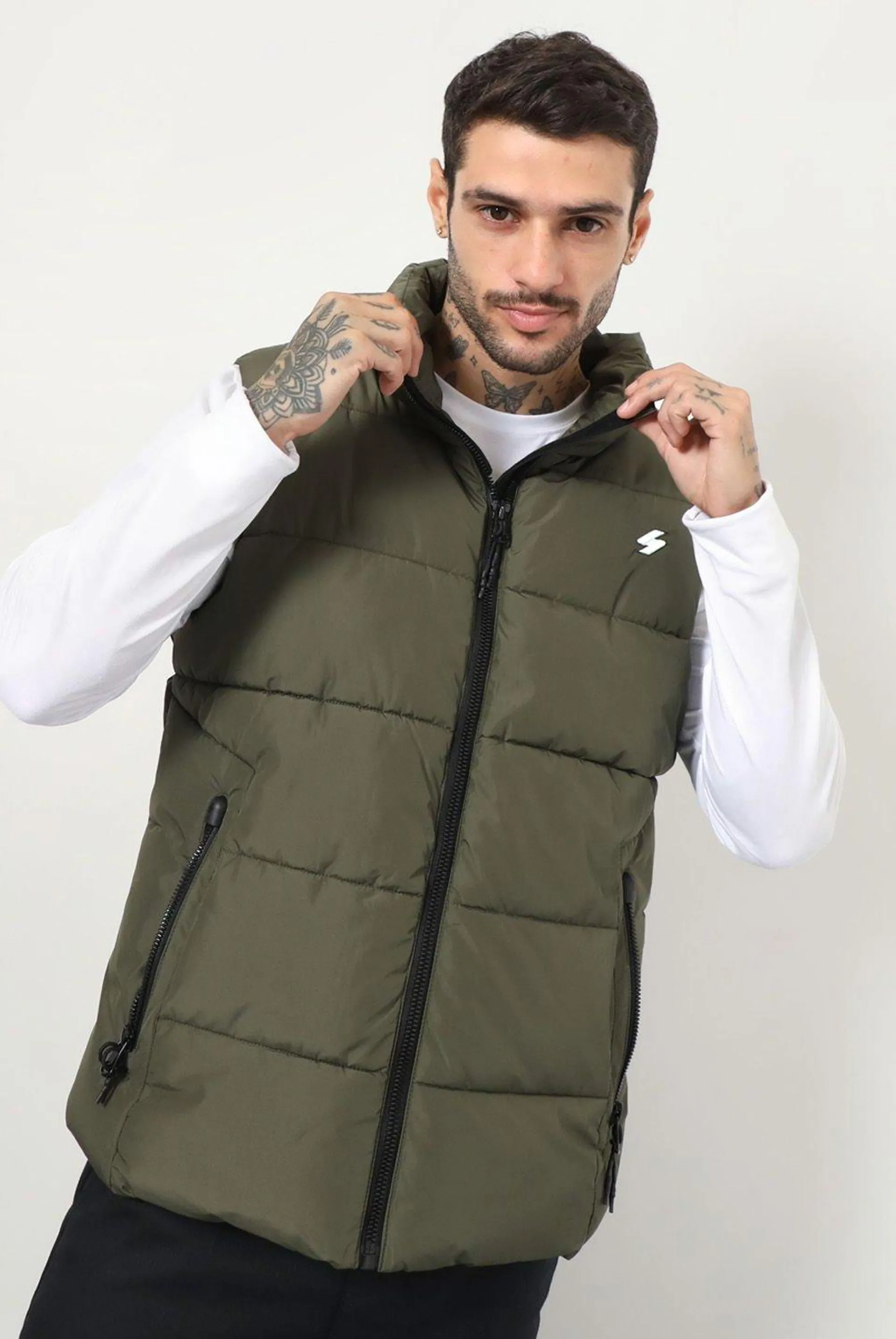 Chaleco Casual Hombre Superdry