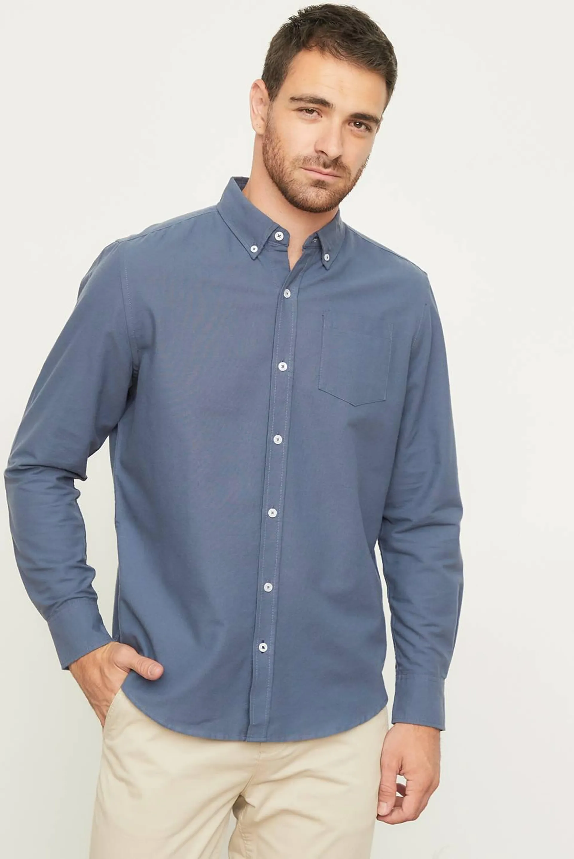 Camisa Algodón Hombre Newport