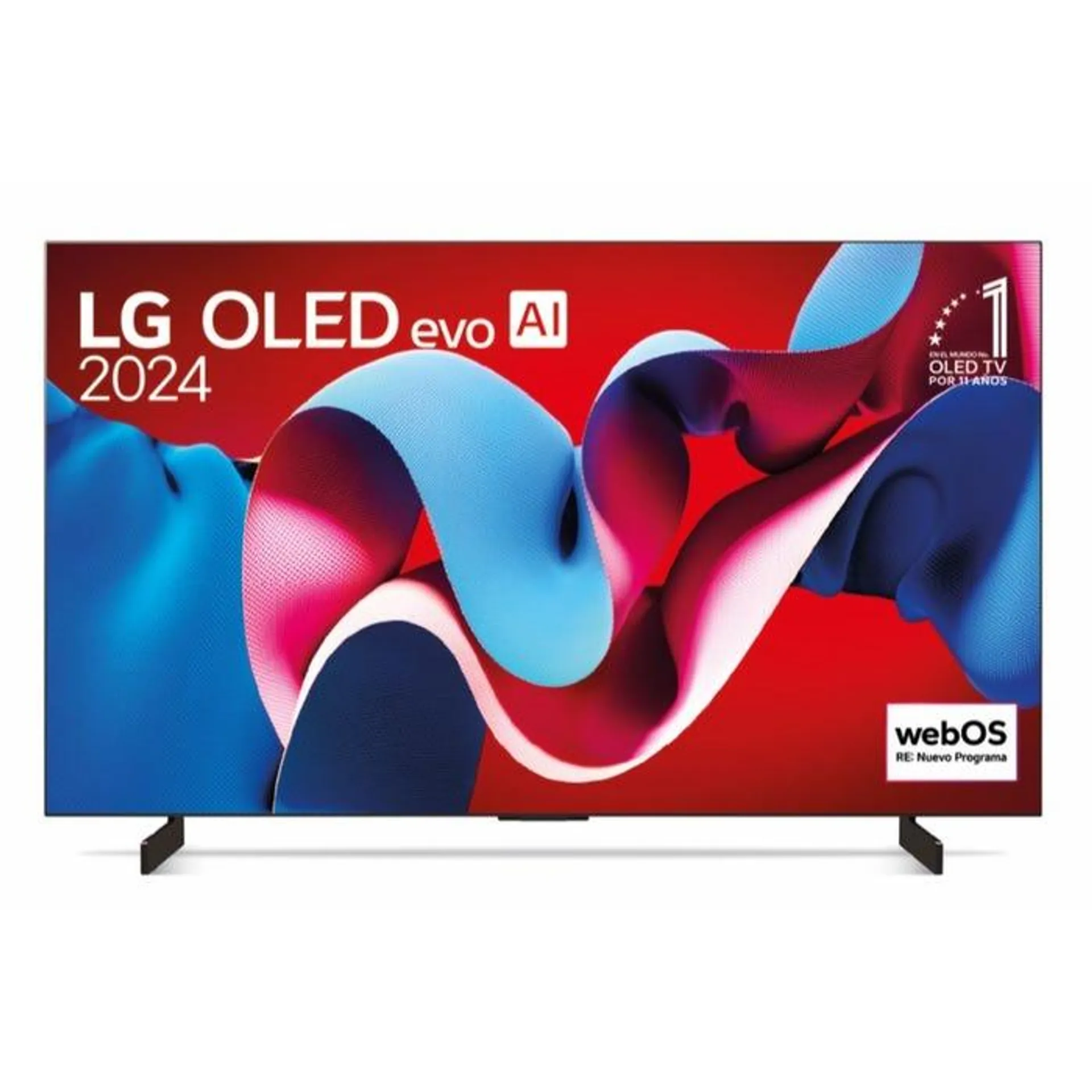 TV LG 42" OLED Evo 4K UHD ThinQ AI WebOS 24 OLED42C4PSA 2024