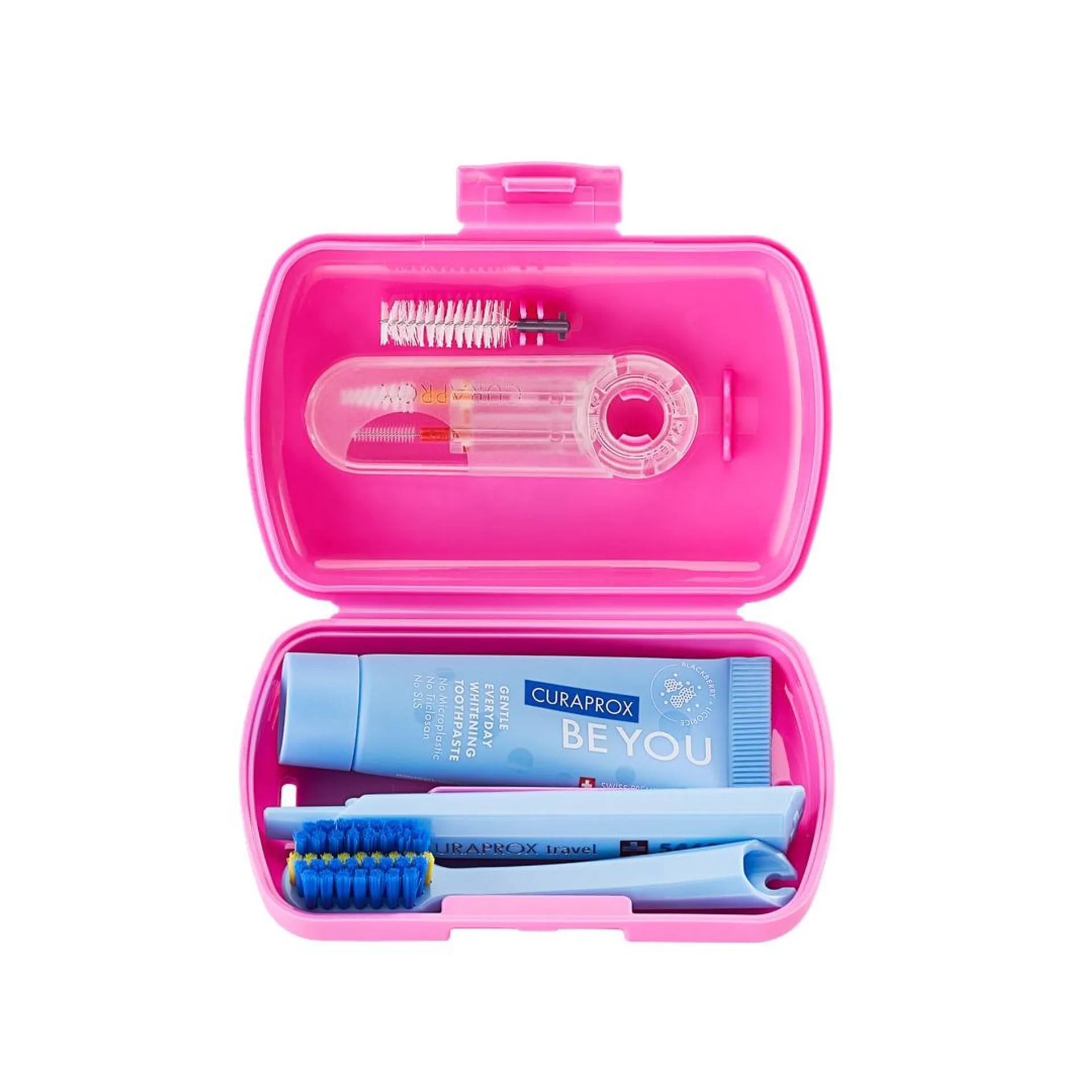 Curaprox Ortho Travel Set Color Rosa