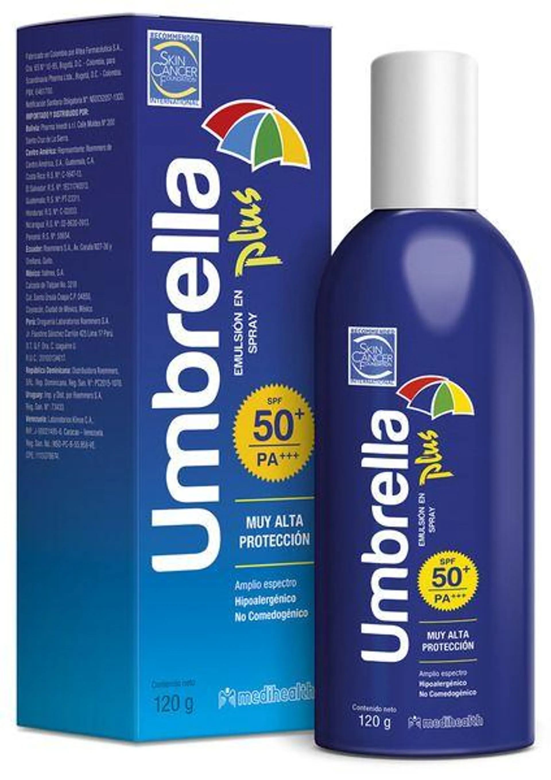 Umbrella Plus Spf+ 50 - Frasco 120 G