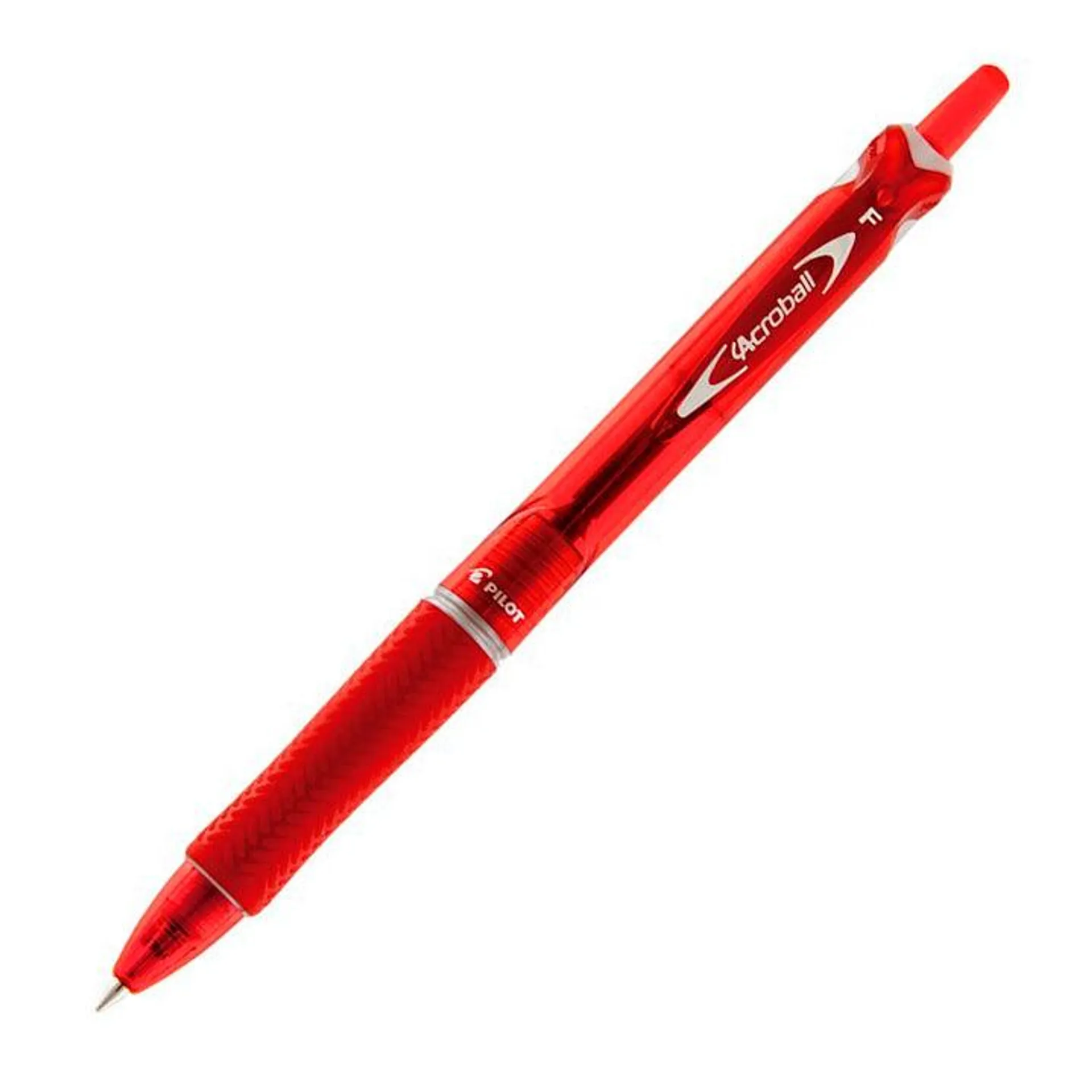 Bolígrafo Pilot Tinta Híbrida Acroball Grip Blister Color Rojo