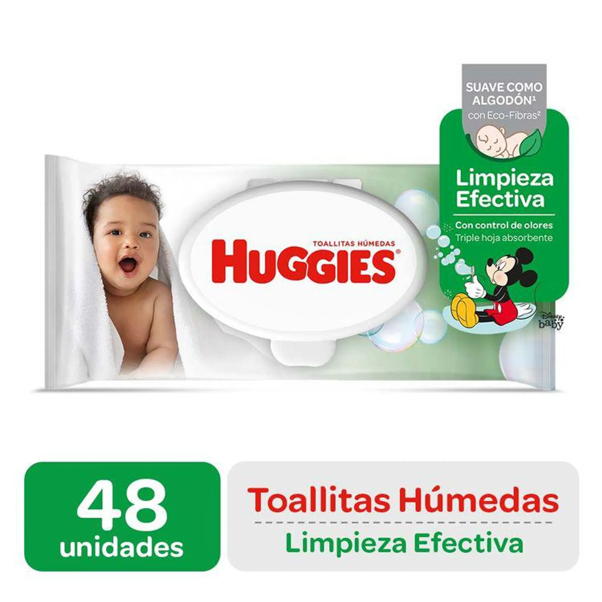 Toallitas Húmedas Huggies Active Fresh 48un