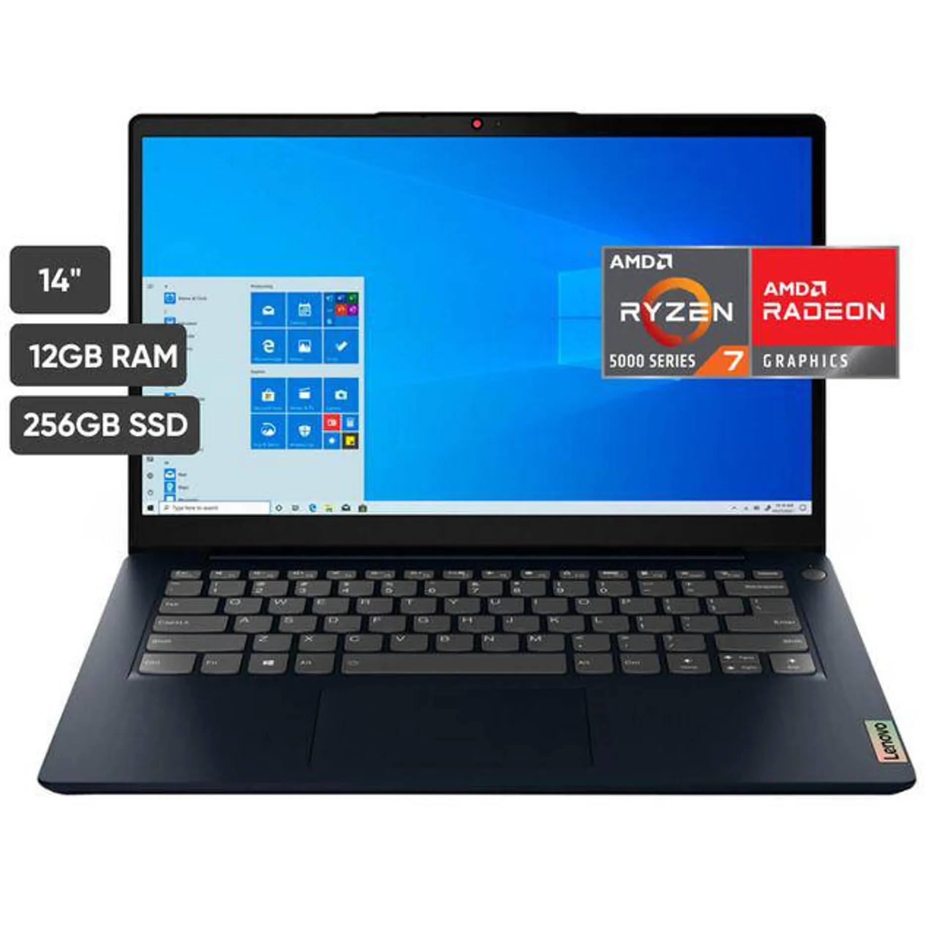 Notebook LENOVO 14ALC6 14" AMD Ryzen 7 (5000 series) 12GB 256GB SSD