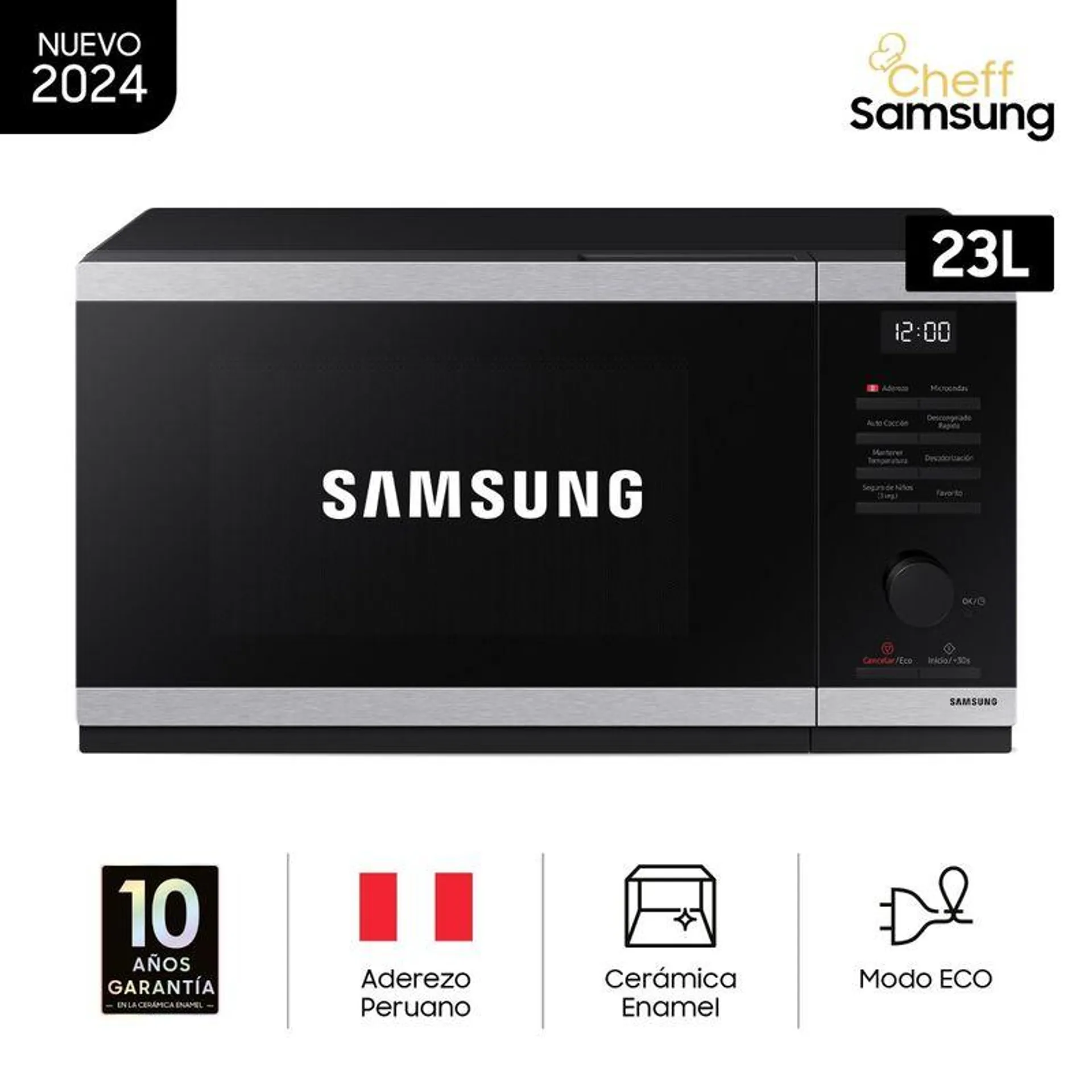 SAMSUNG HORNO MICROONDAS MS23DG4504ATPE