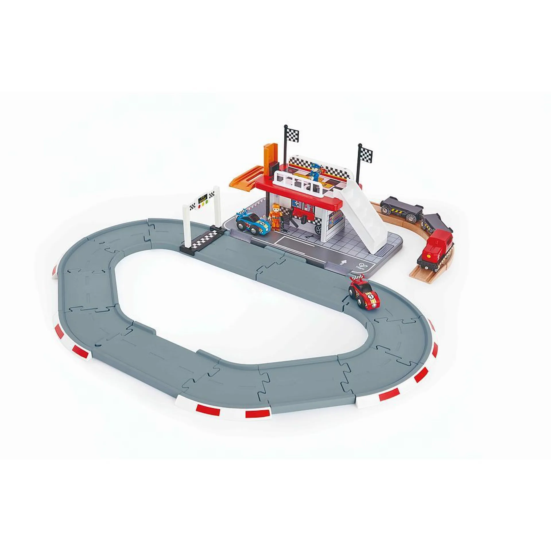 PISTA DE CARRERA CON ESTACION E3734 HAPE