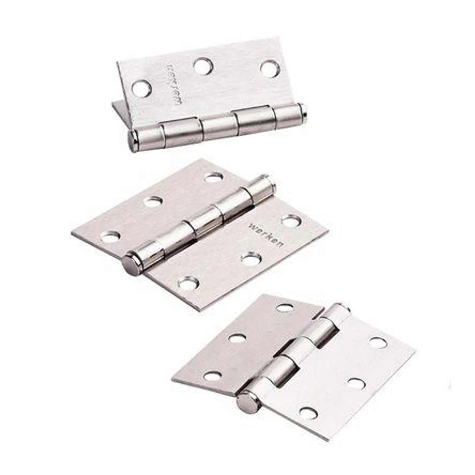 Bisagra de puerta Werken Acero Niquelado 3x3x2mm x 3u