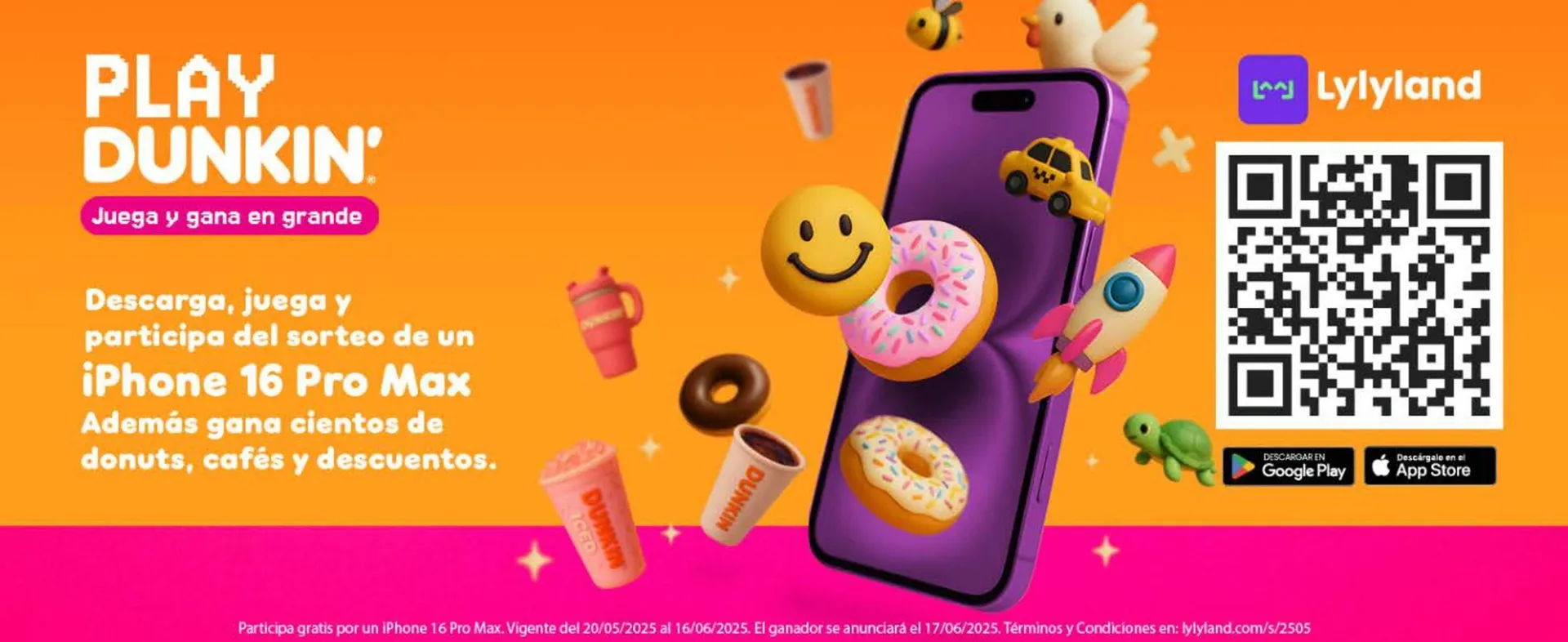 Catalogo de Catálogo Dunkin Donuts 10 de junio al 16 de junio 2025 - Pag 1