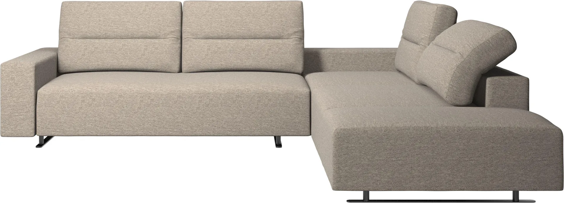 Hampton Ecksofa mit verstellbarem Rücken- und Loungemodul