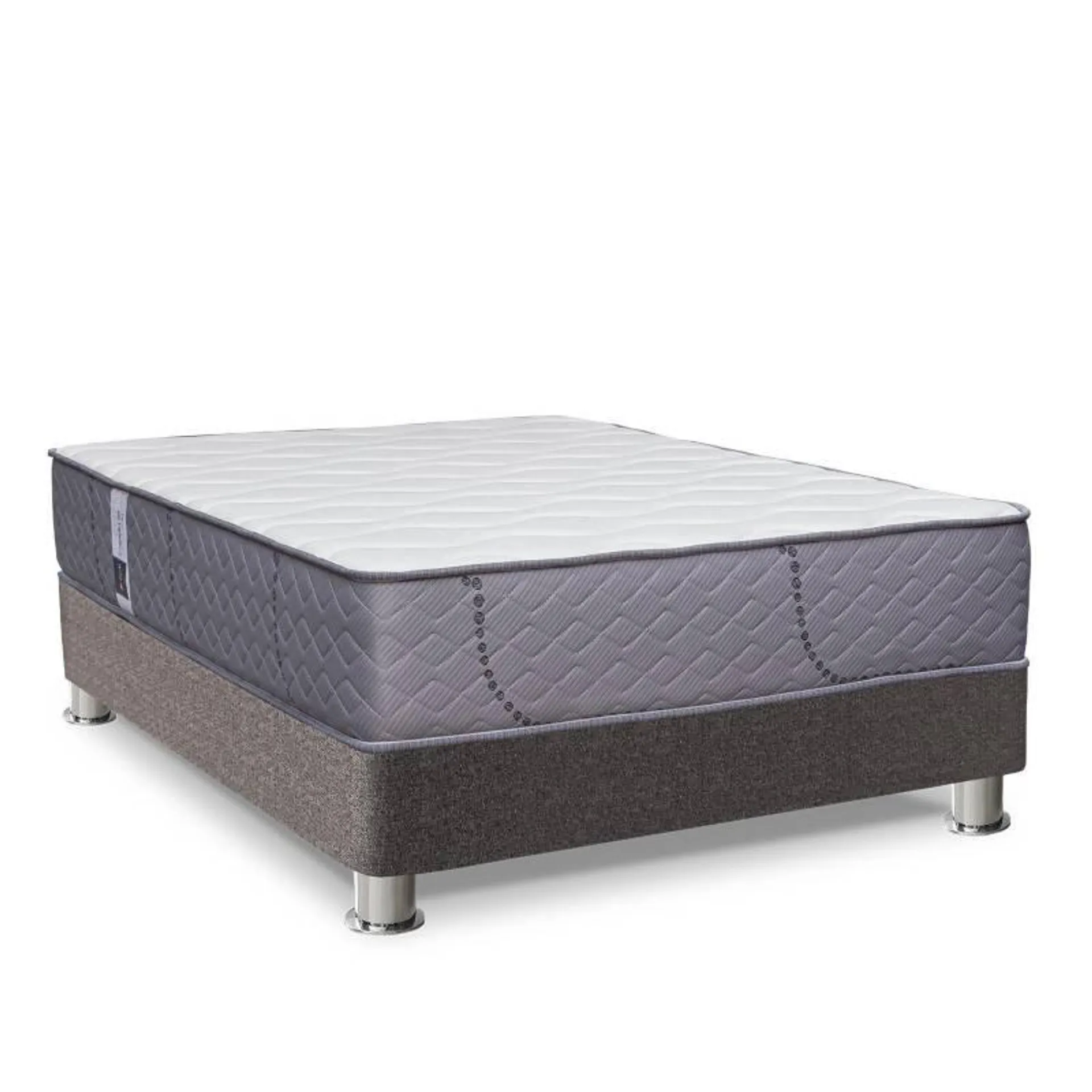 Cama Americana Capella Super Side 1.5 Plazas + Almohada + Protector