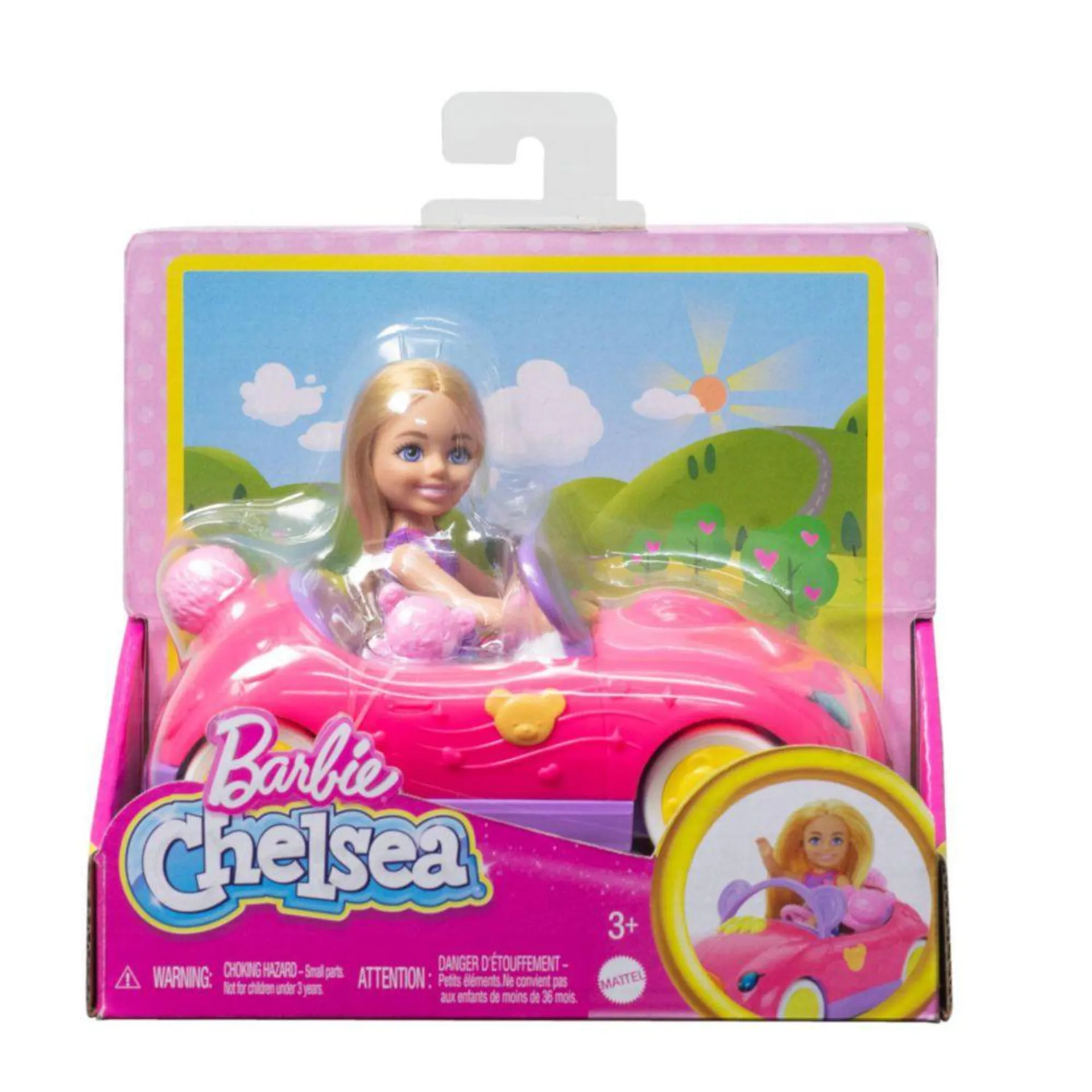 Muñeca Barbie Set Chelsea Y Auto Osito