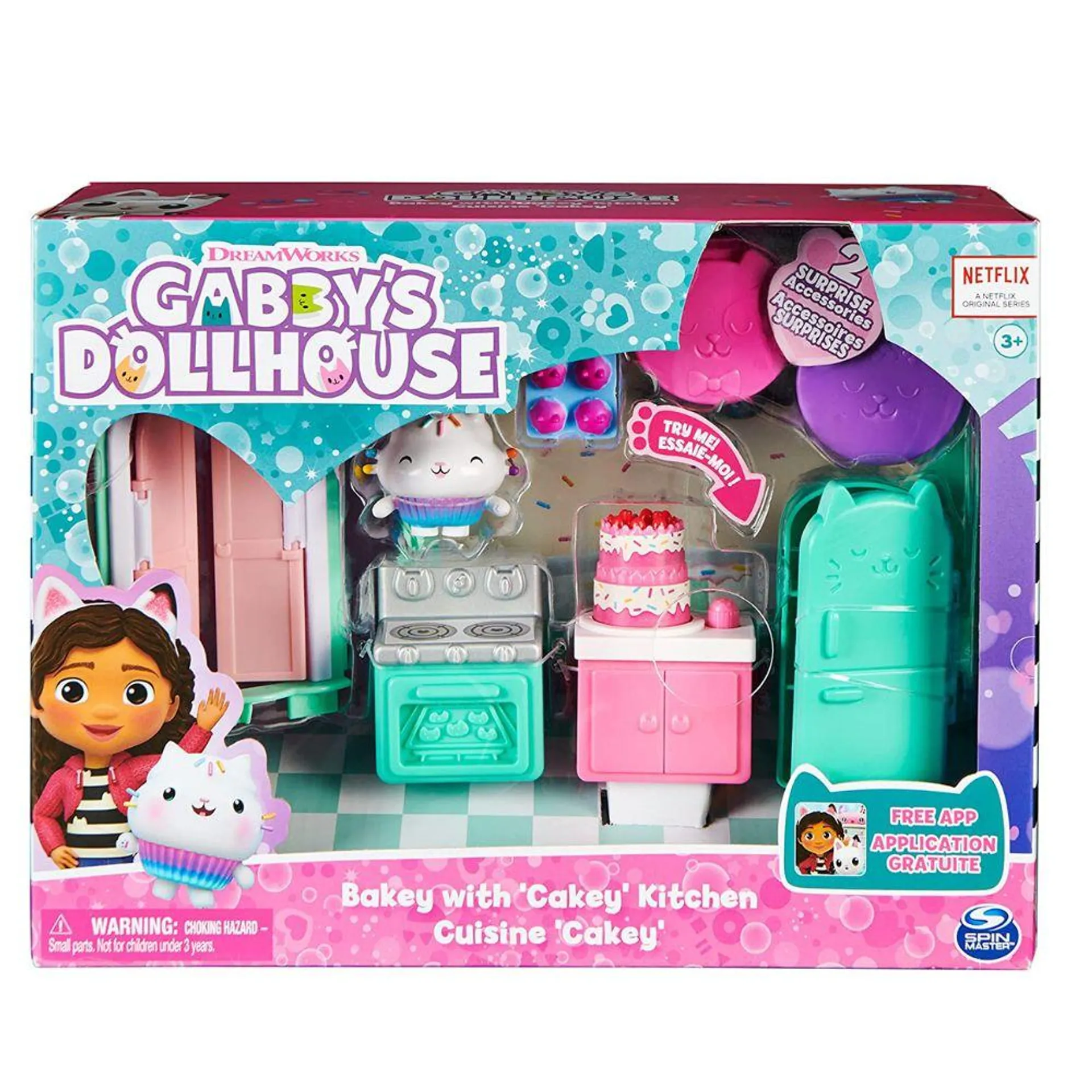 GABBY'S DOLLHOUSE SET DELUXE CUARTO DE COCINA