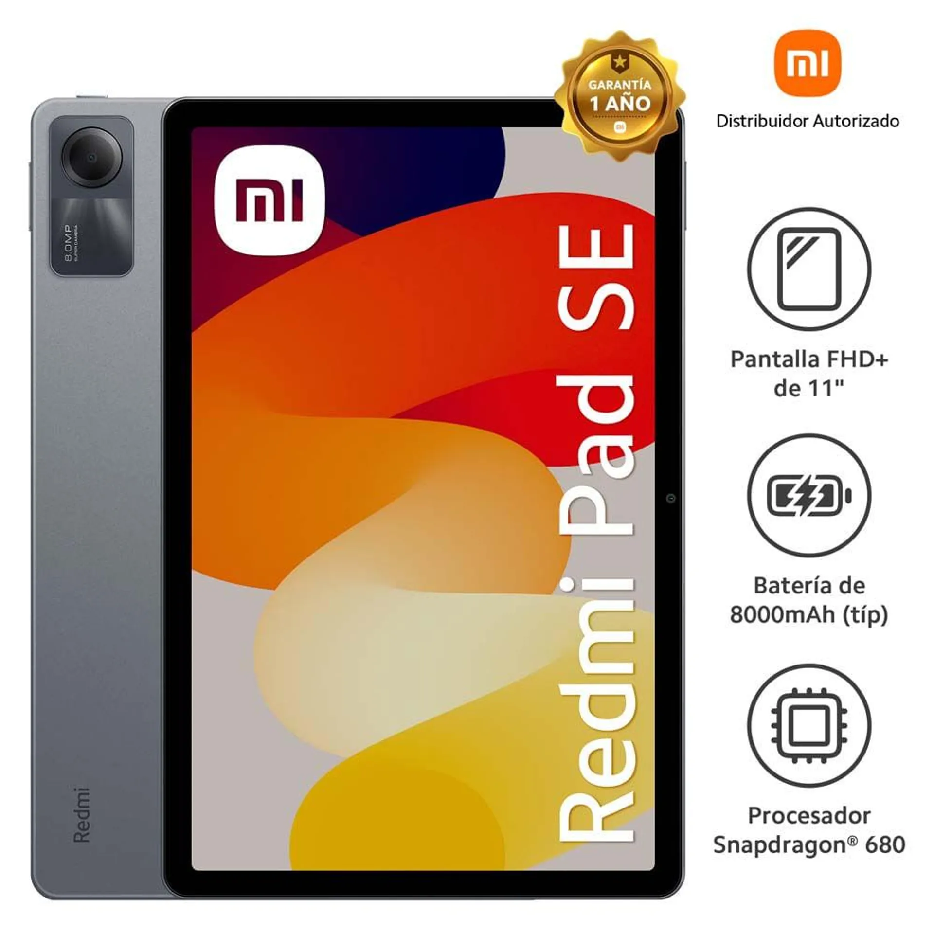 Tablet XIAOMI Redmi Pad SE 11" 4GB 128GB Gris