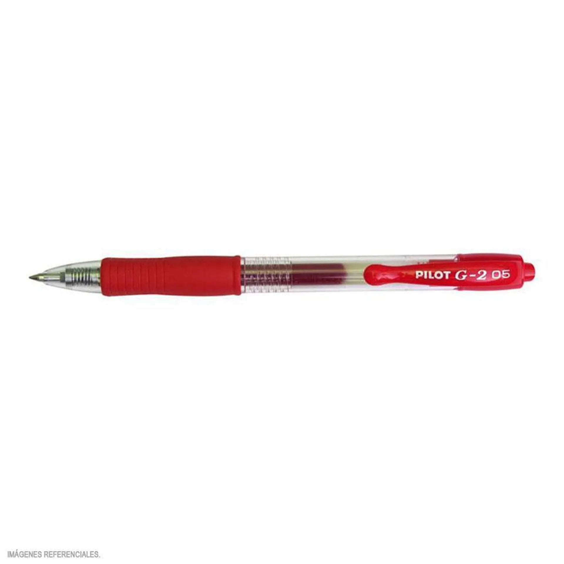 Bolígrafo Pilot Tinta Gel G2 Grip Retráctil 0.5mm Blister Rojo