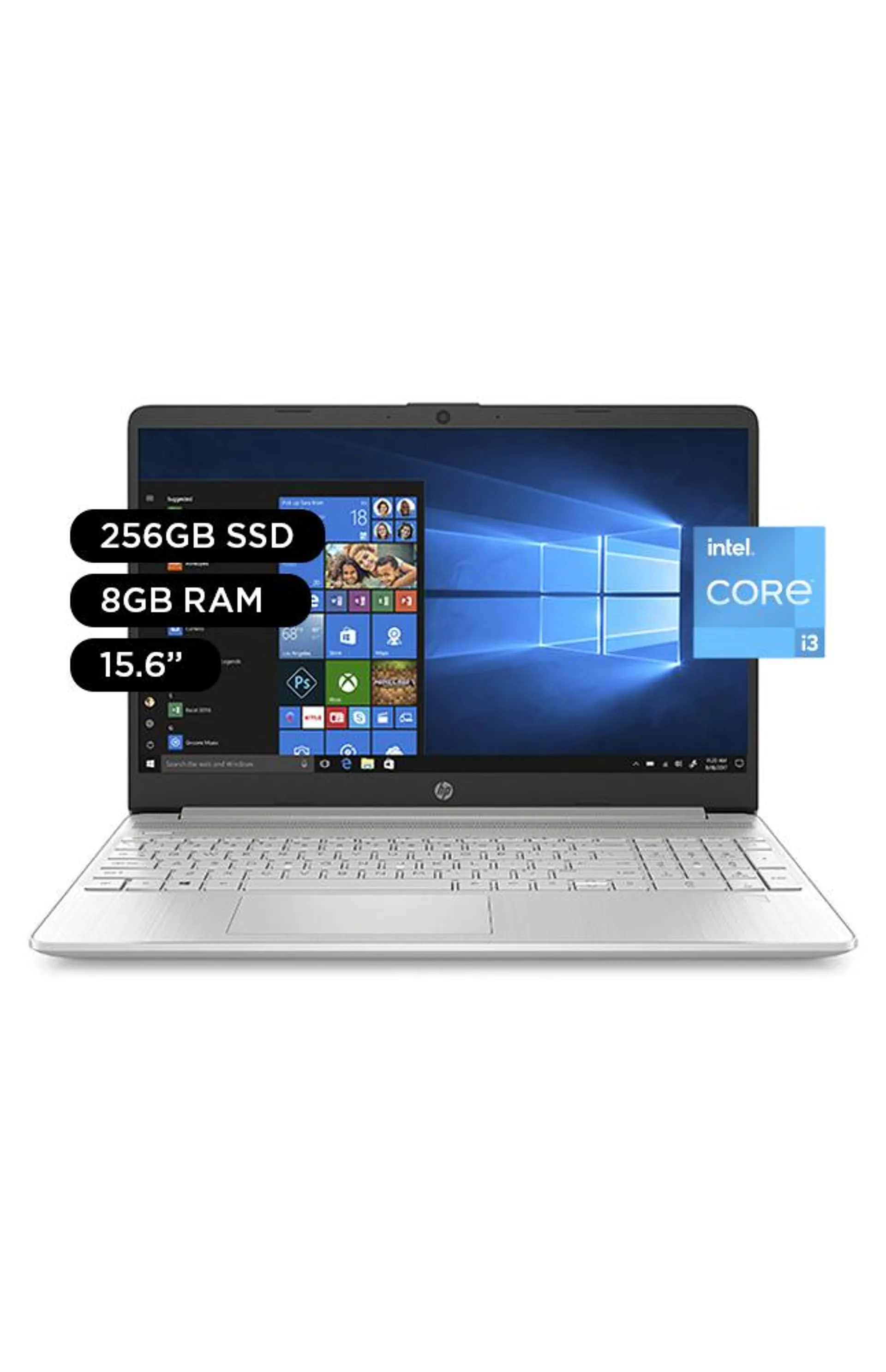 Laptop HP 15.6" Windows 11 Intel Core i3-1115G4 8GB 256GB SSD 15-dy2059la