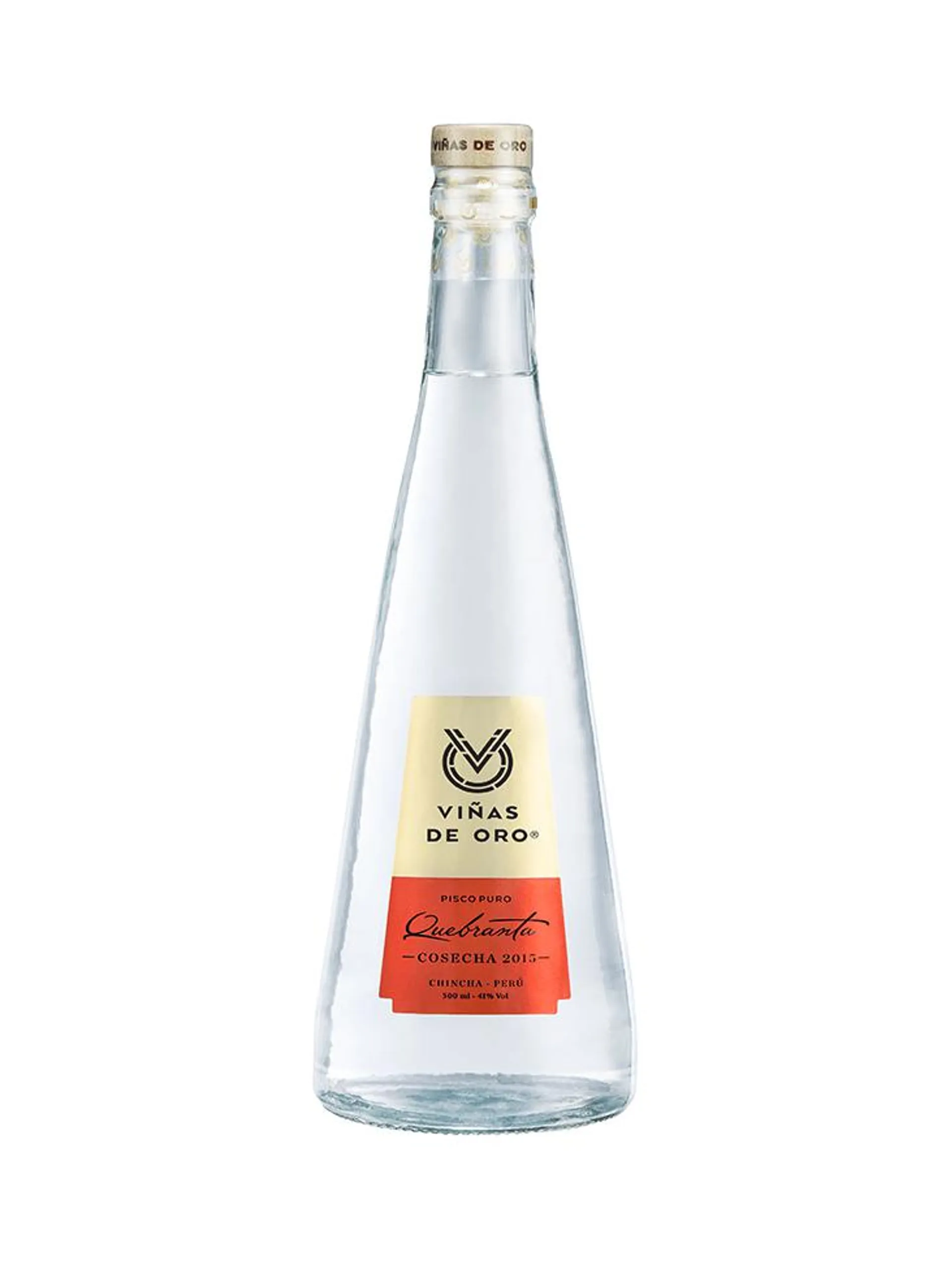 PISCO VIÑAS DE ORO PURO QUEBRANTA 750ML