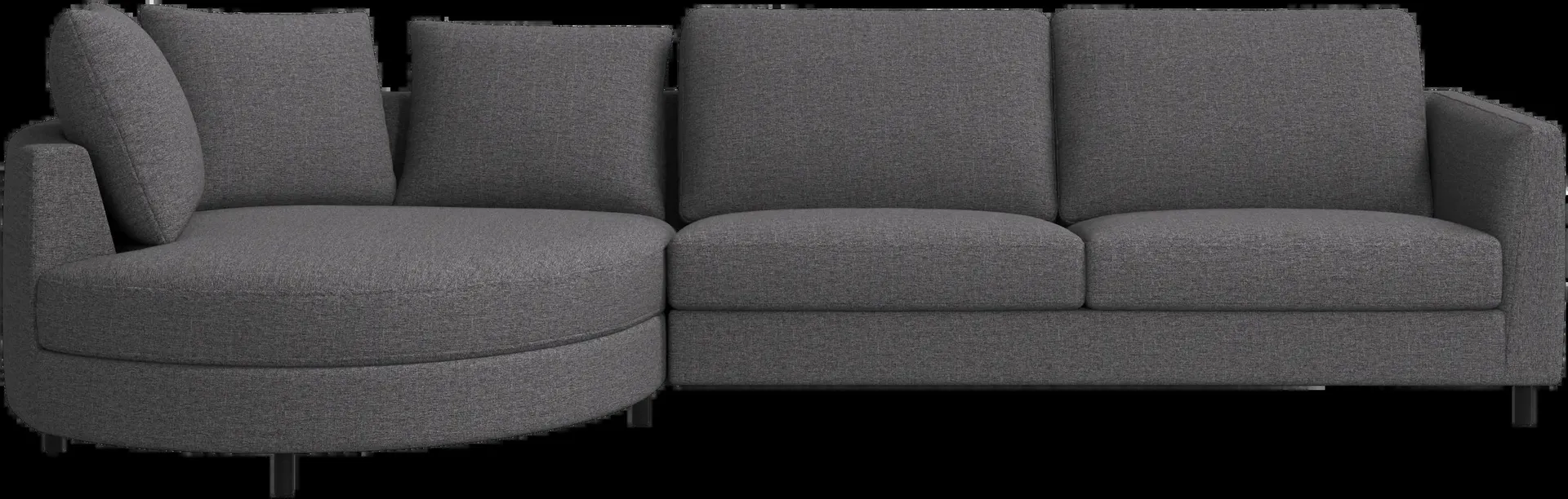 Sofá Indivi con módulo chaise-longue a la izquierda